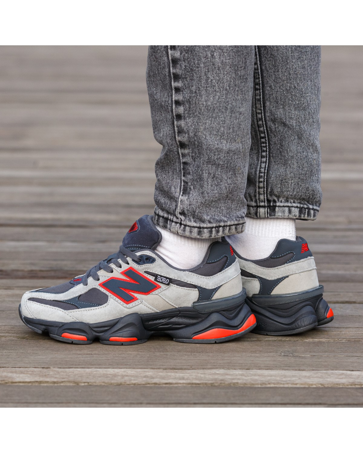 New Balance 9060 Termo Grey Red