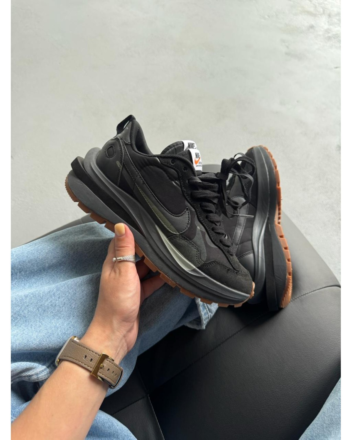 Nike VaporWaffle x Sacai Black Nike VaporWaffle x Sacai Black
