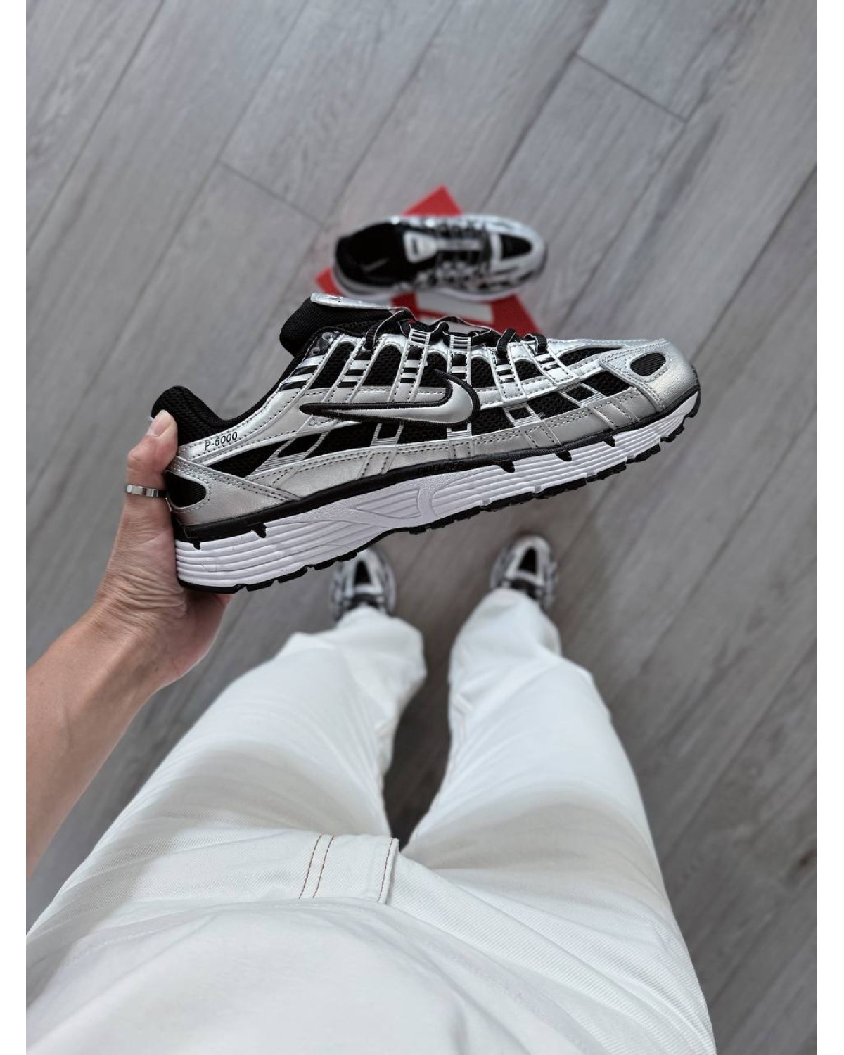 Nike P-6000 Metallic Black