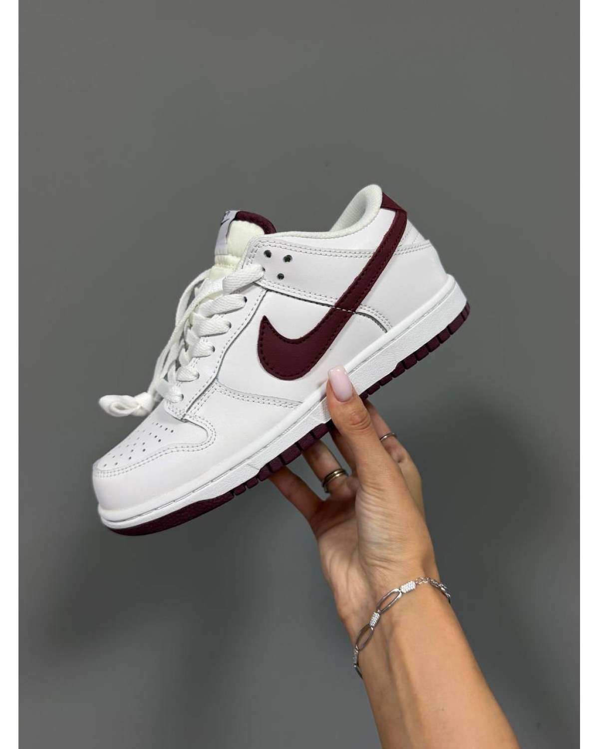 Nike SB Dunk White Burgundy