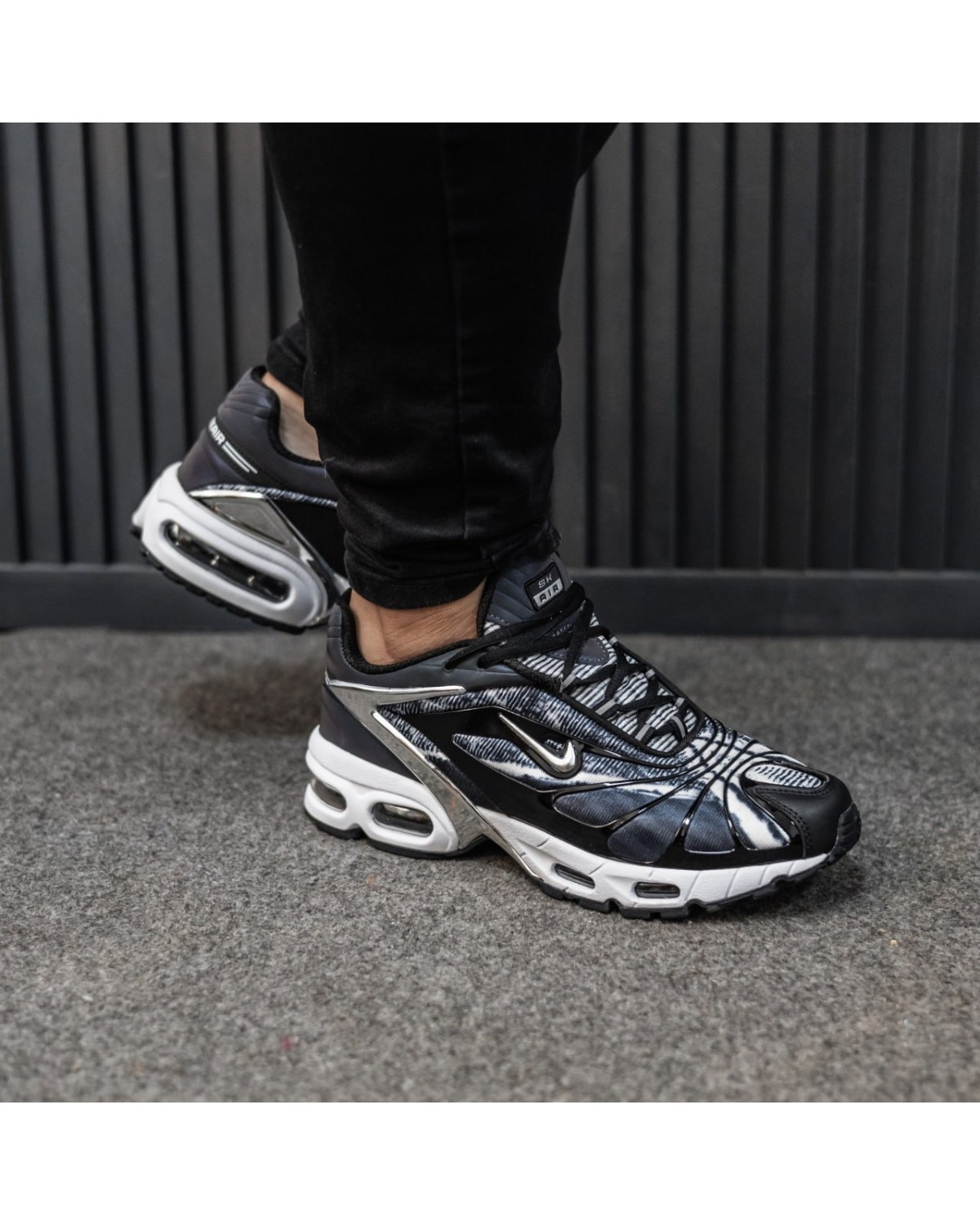 Nike Air Max Tailwind 5 x Skepta Black White Silver