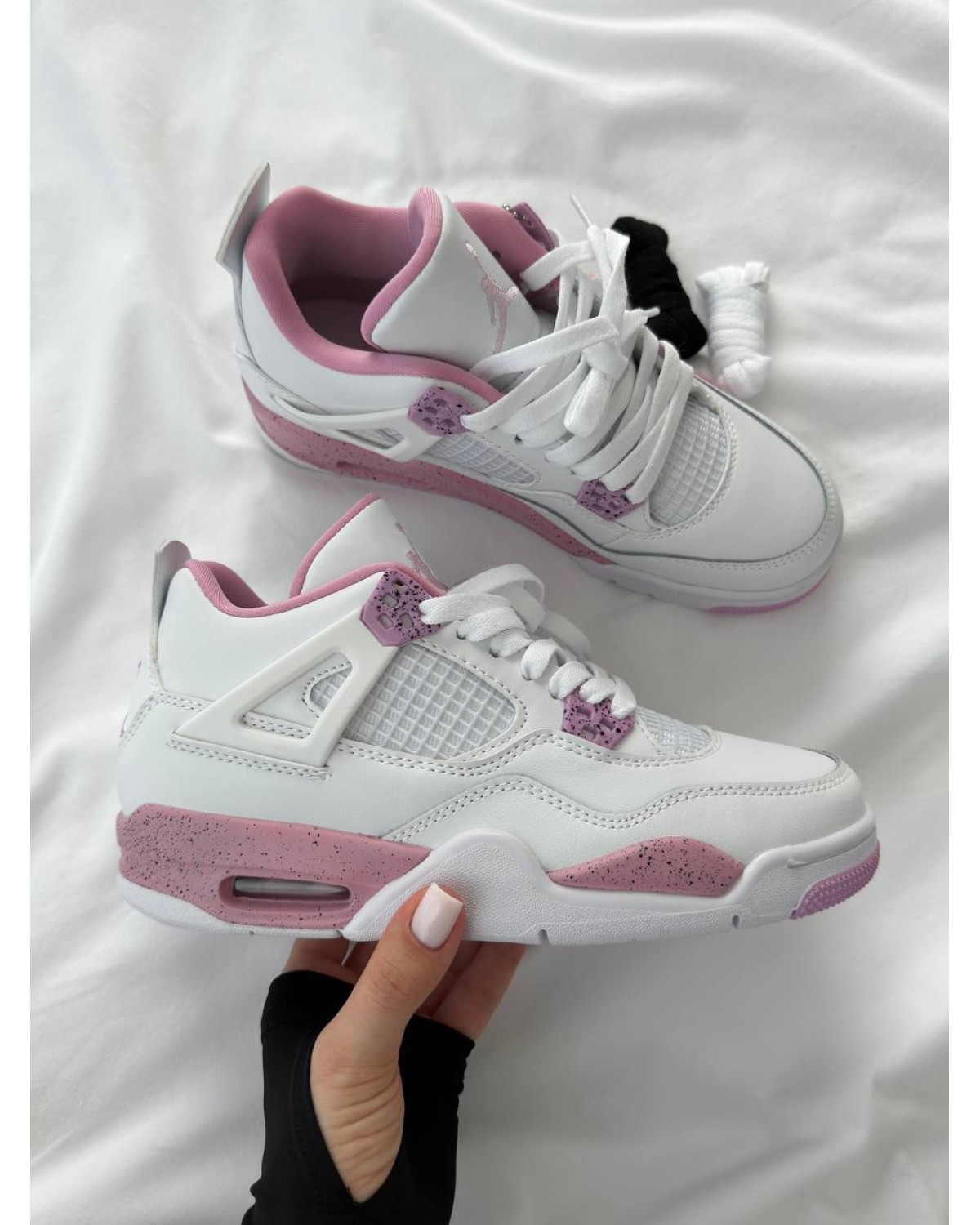 Jordan 4 Retro White Pink Oreo