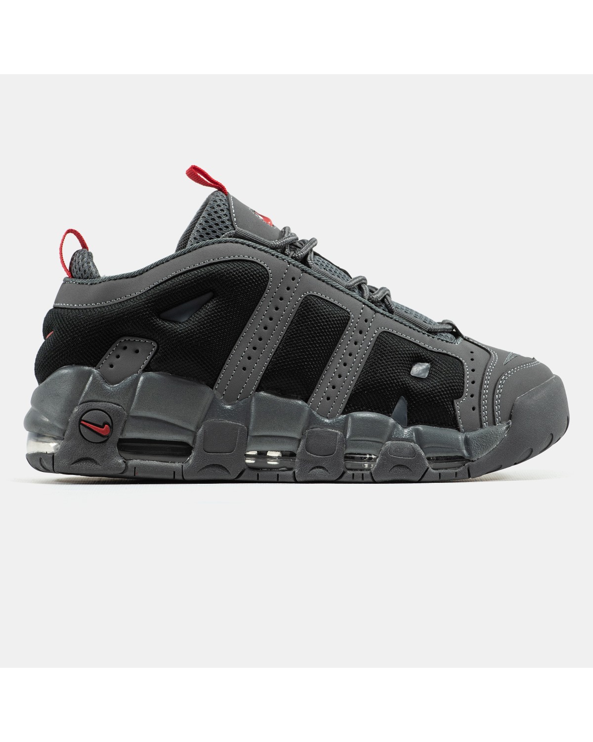 Nike Air More Uptempo Low Grey Black