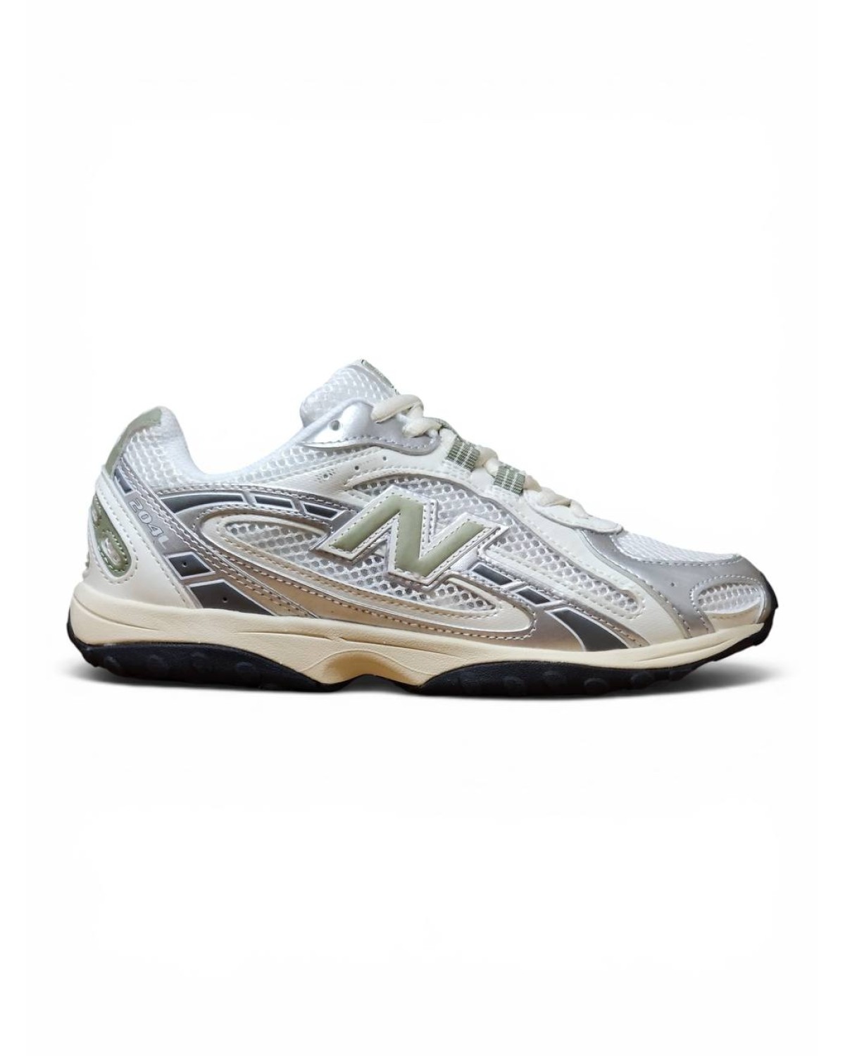 New Balance 204L White Silver