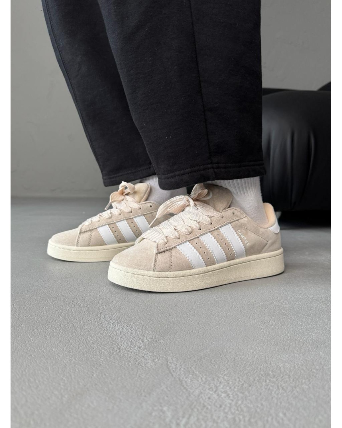 Adidas Campus Beige White