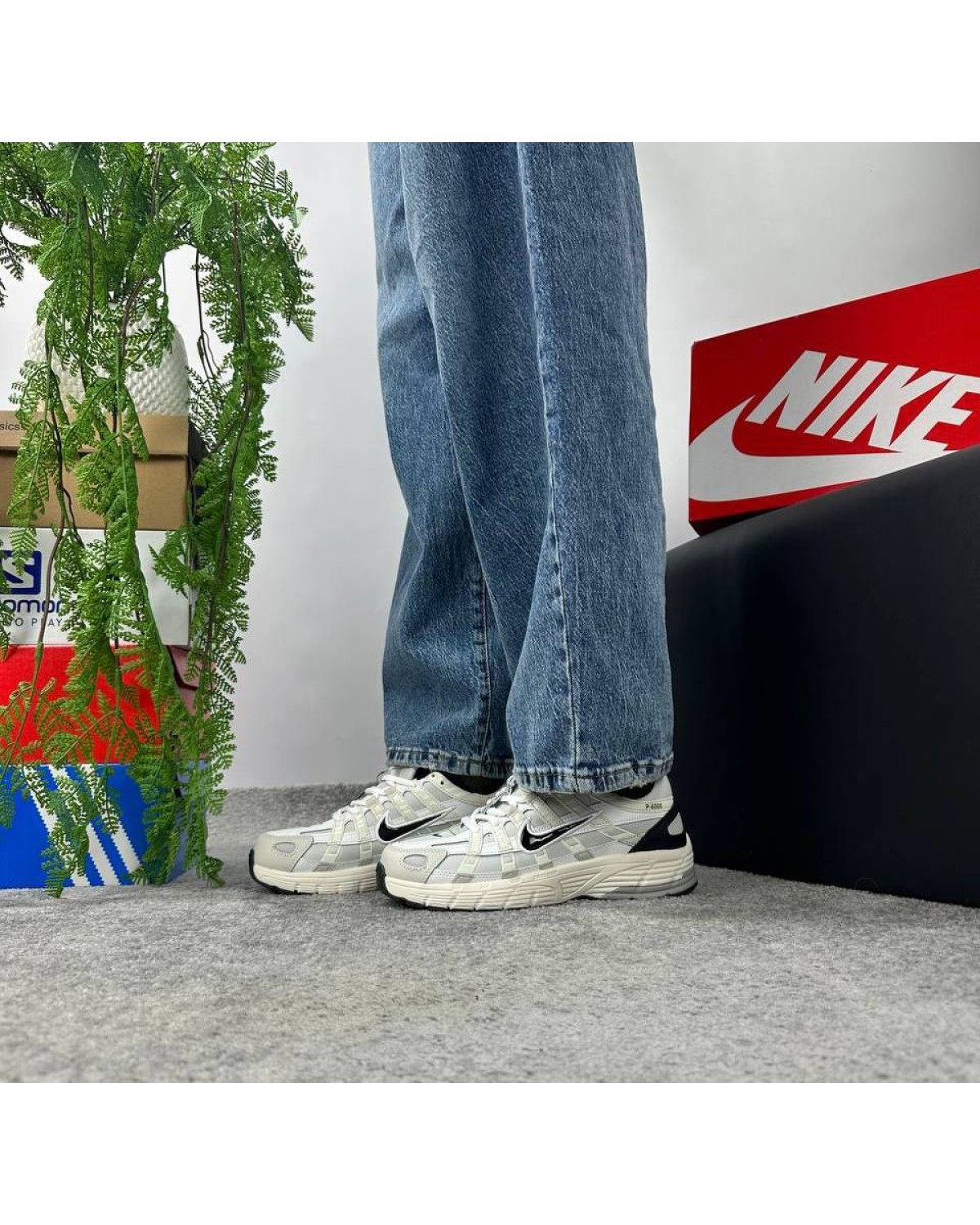Nike P-6000 White Black Gore Tex Termo