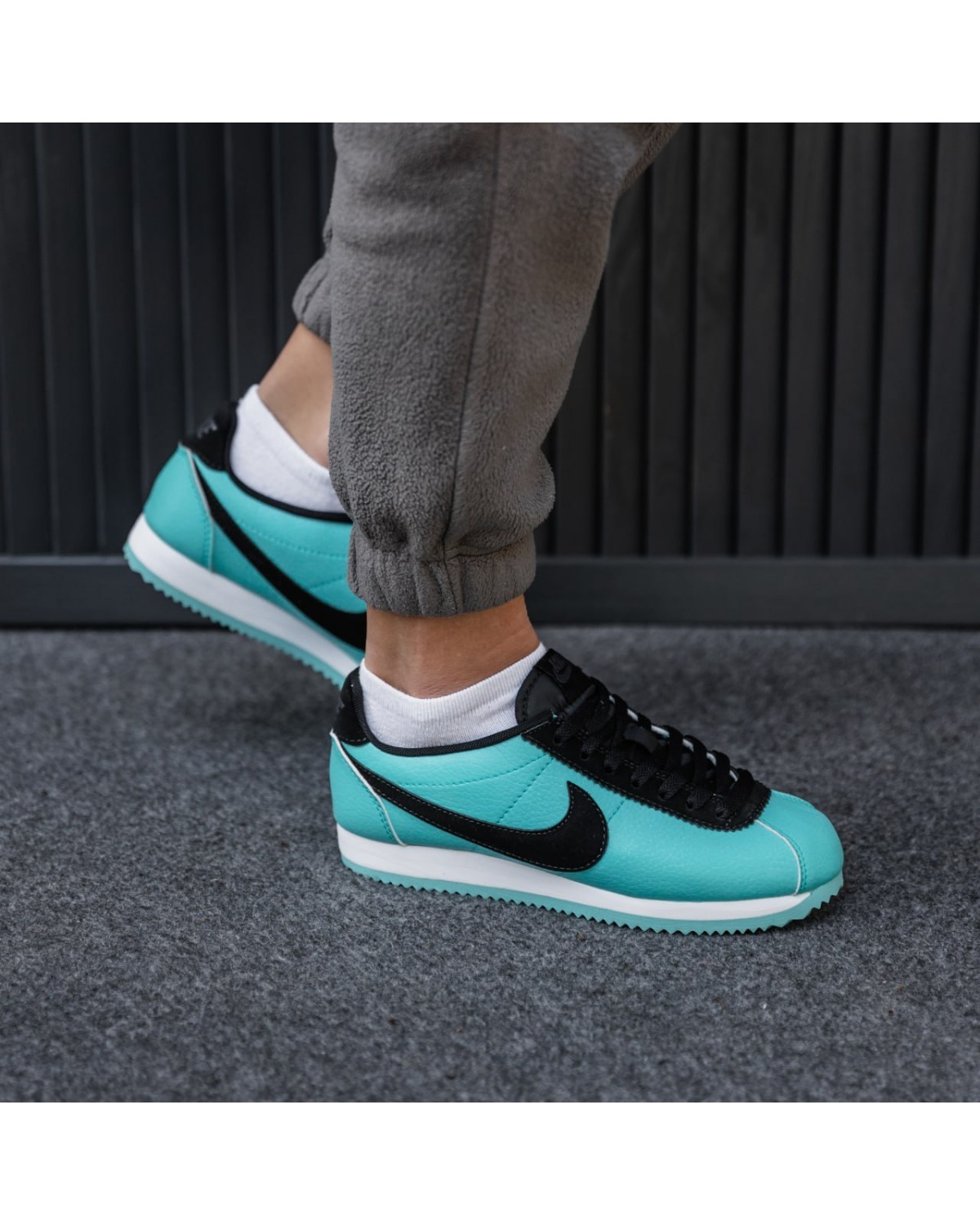 Nike Cortez Tiffany Blue Black