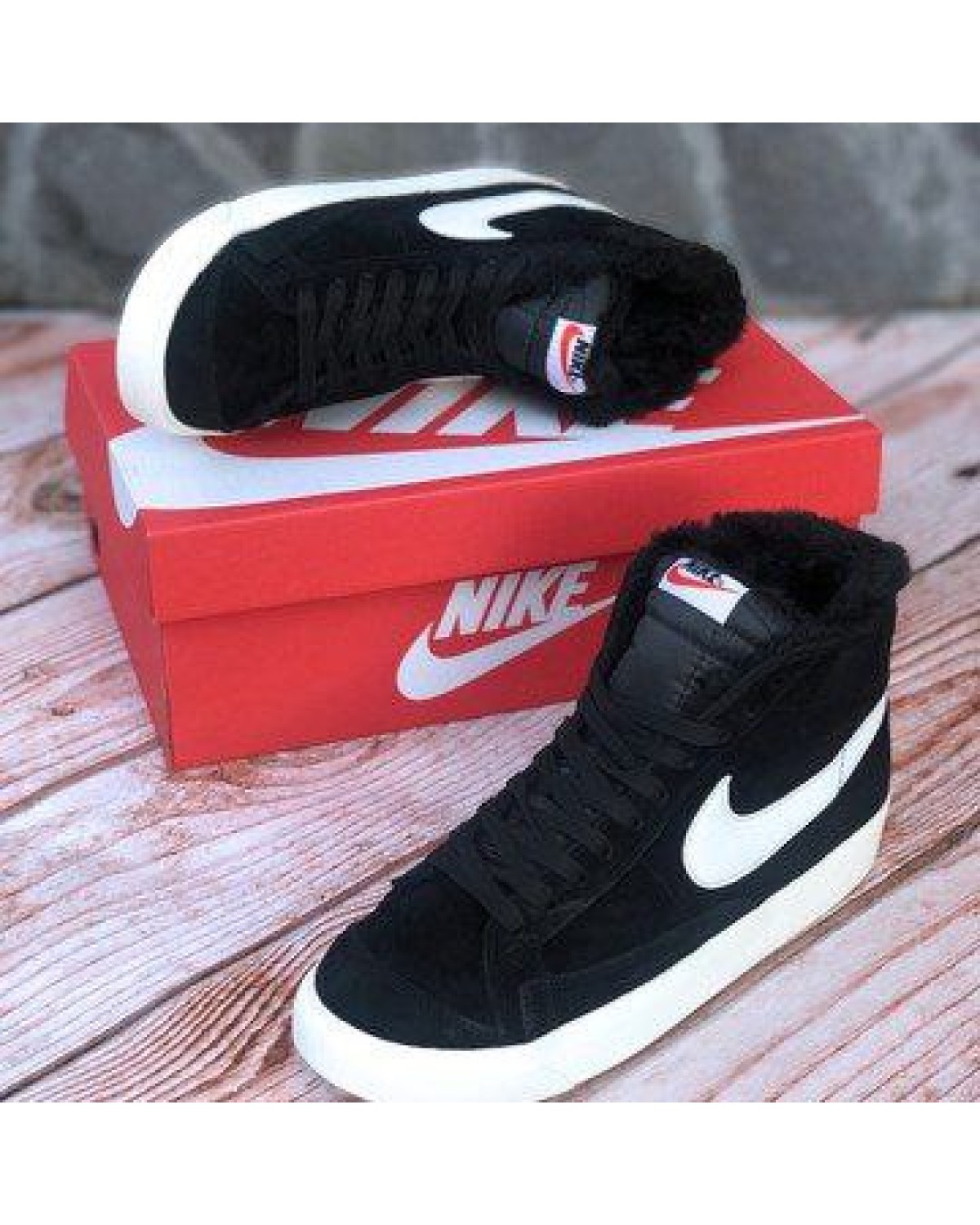 Nike Blazer Mid 77 Vintage Black Winter