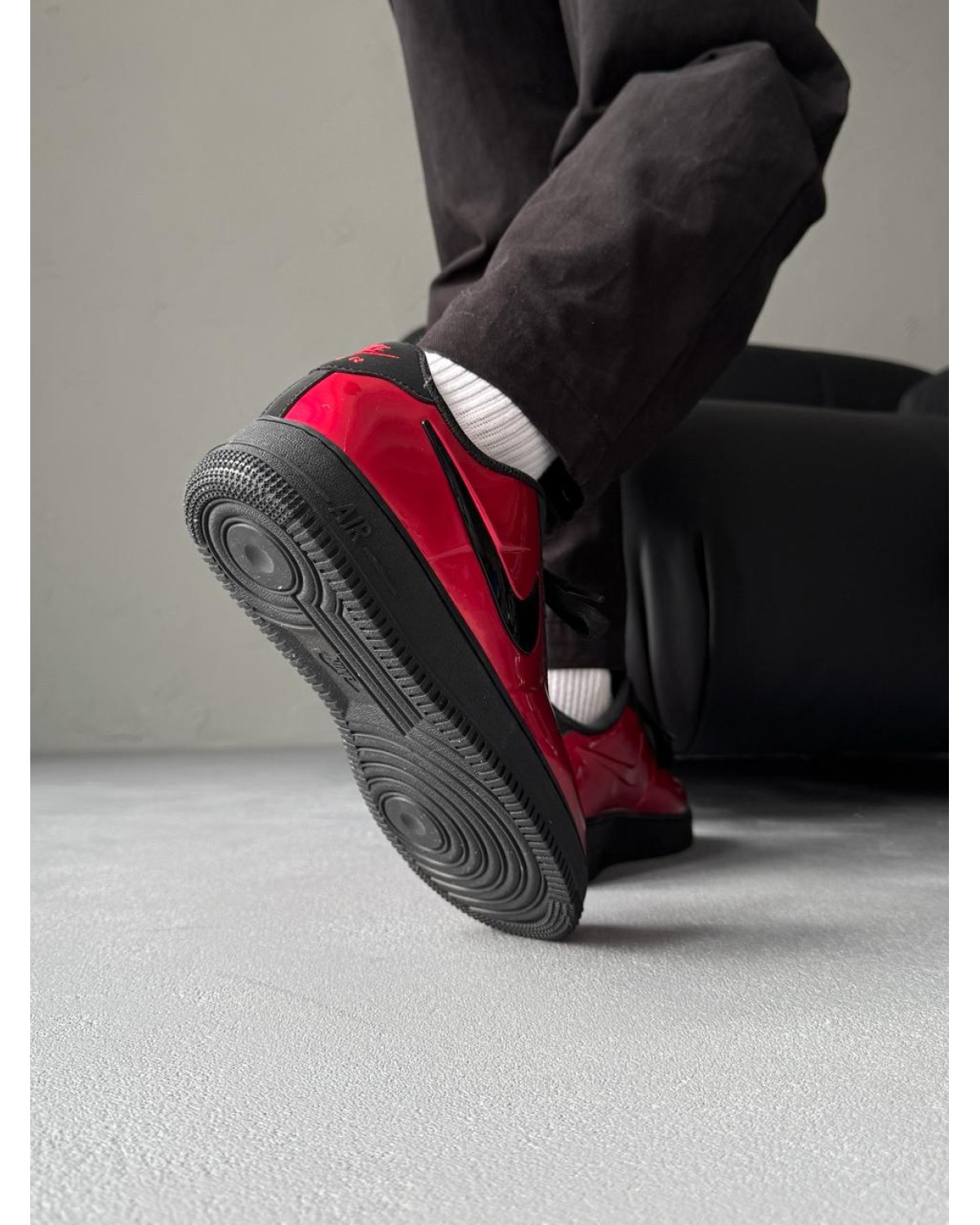 Nike Air Force Low 1 Foamposite Red Nike Air Force Low 1 Foamposite Red