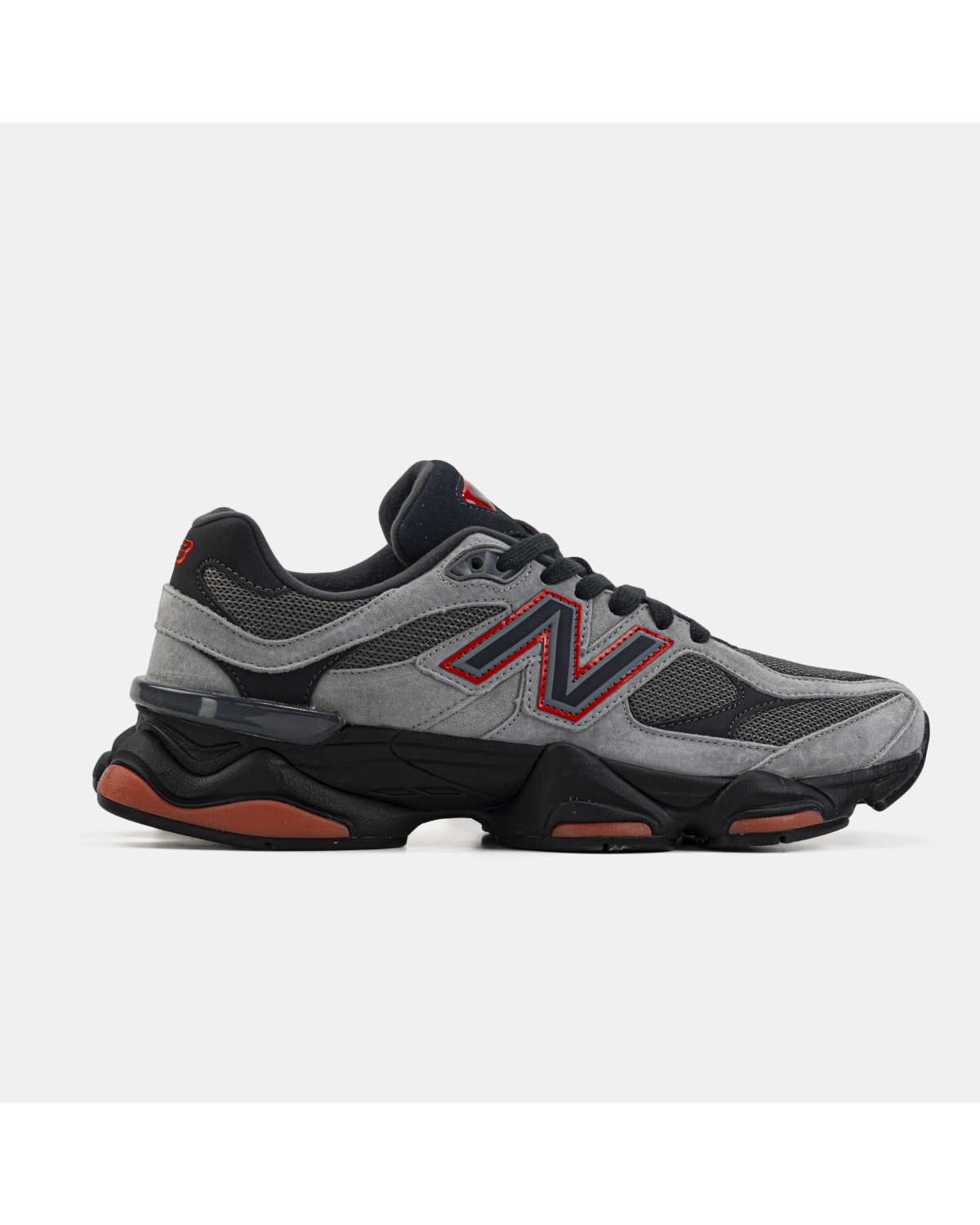 New Balance 9060 Grey Black Red