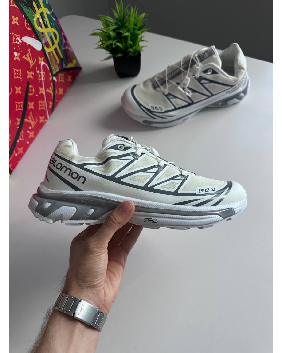 Salomon XT-6 GTX White Grey