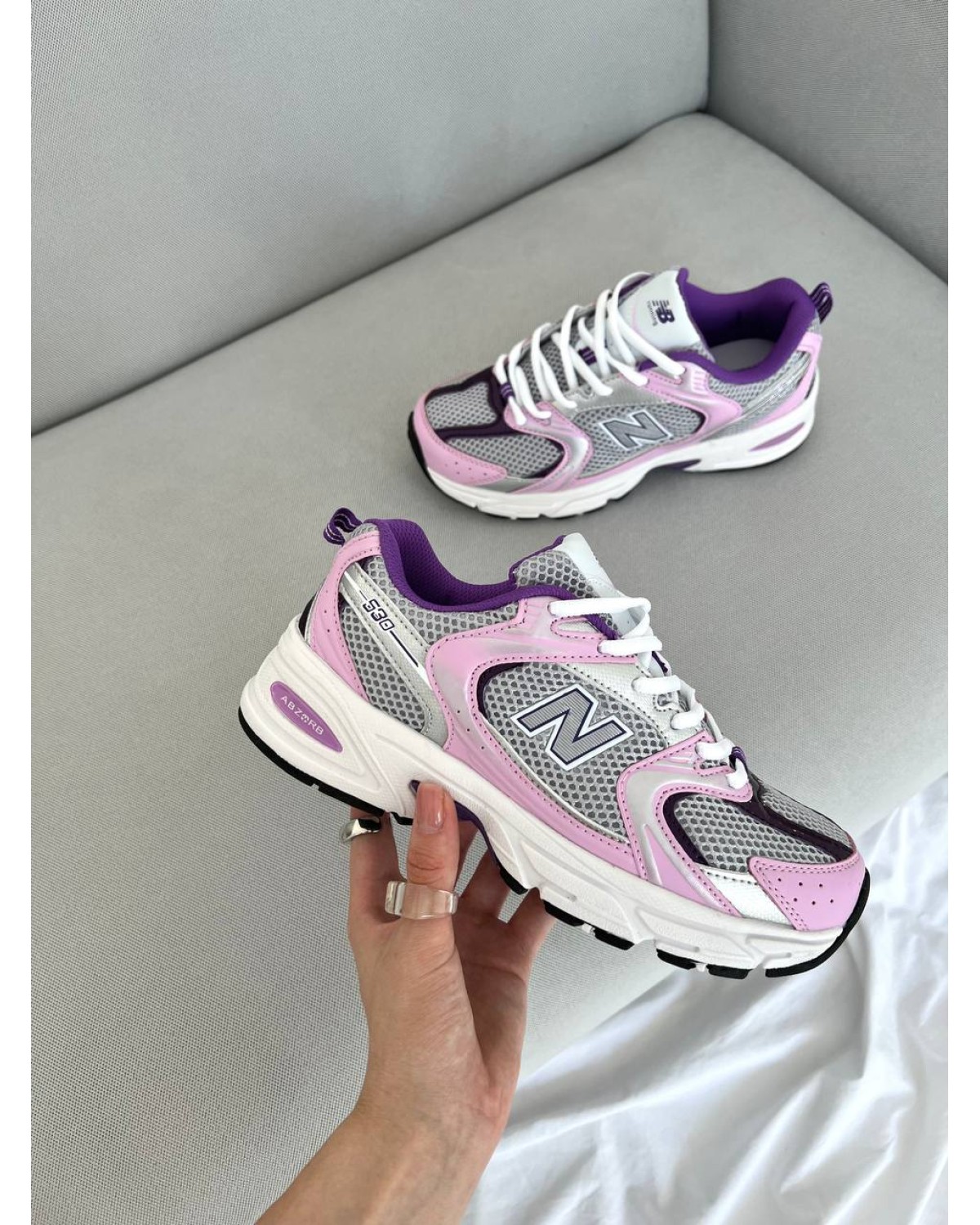 New Balance 530 Pink Grey