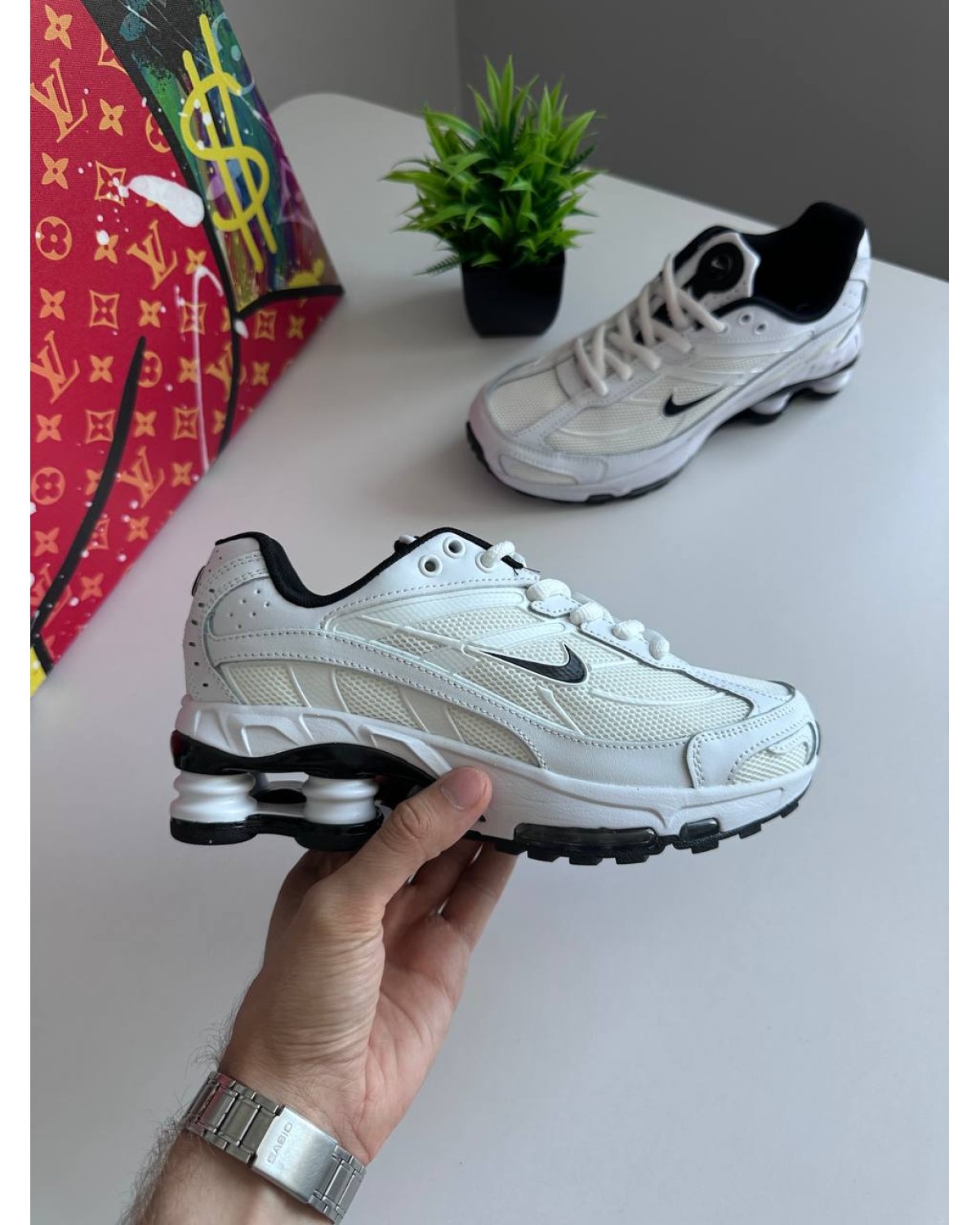 Nike Shox Ride 2 Supreme White Black