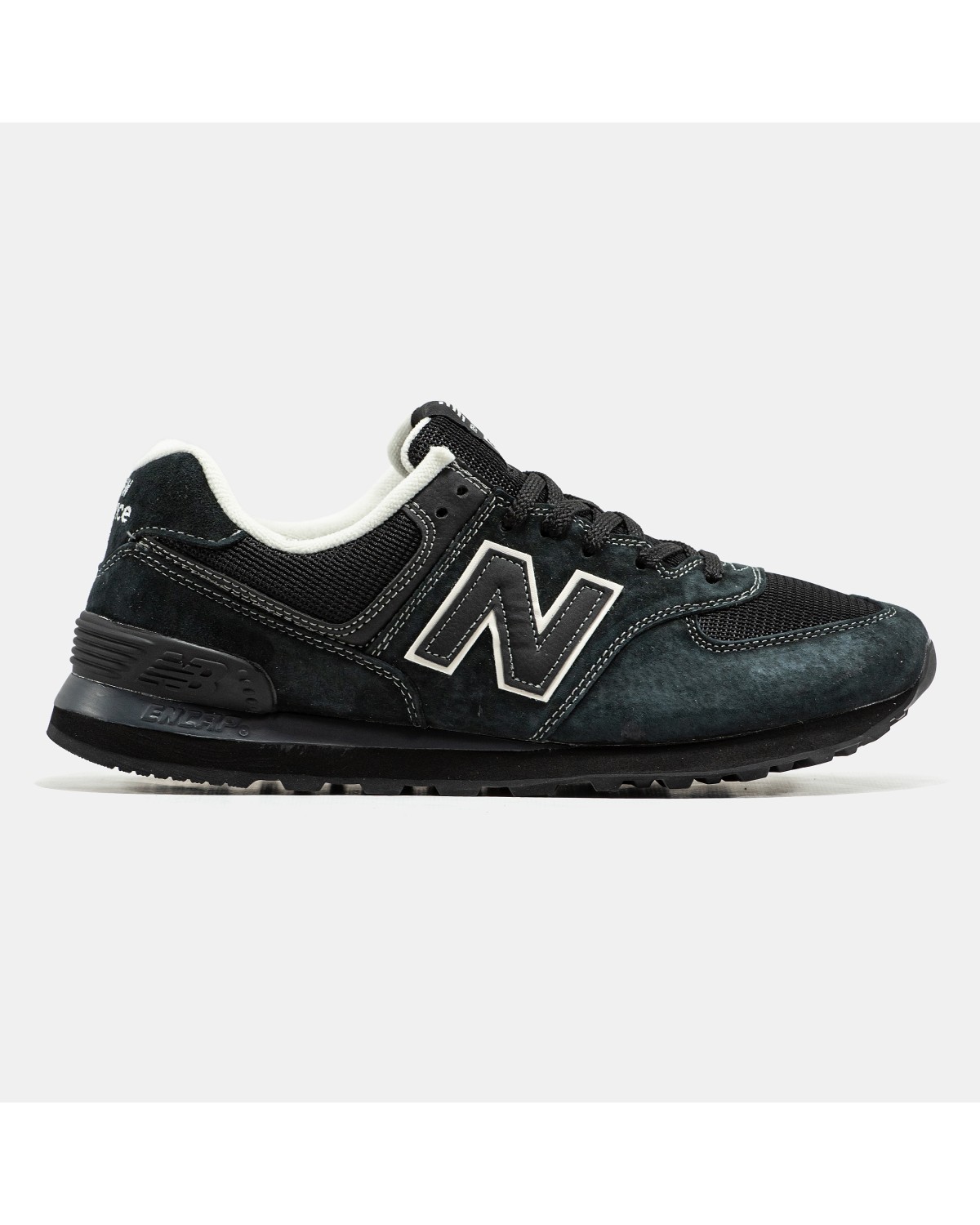 New Balance 574 Black White