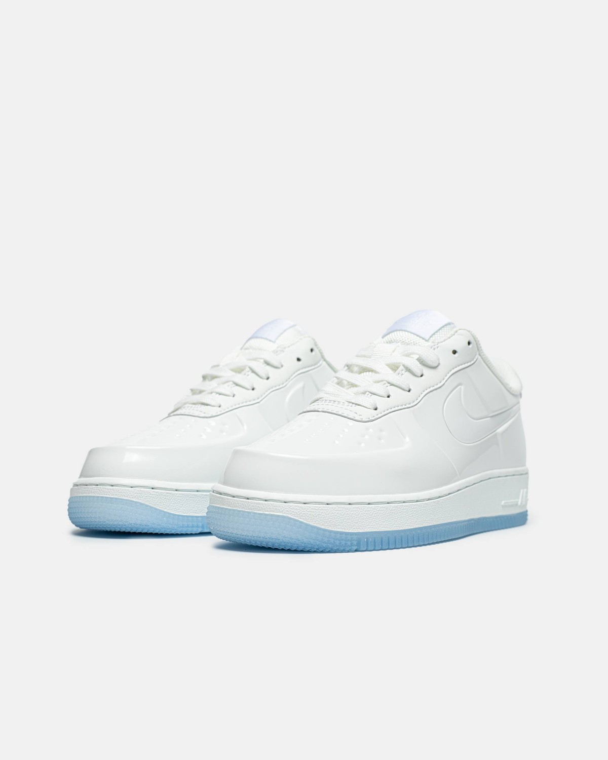 Nike Air Force Low Foamposite White Blue Nike Air Force Low Foamposite White Blue