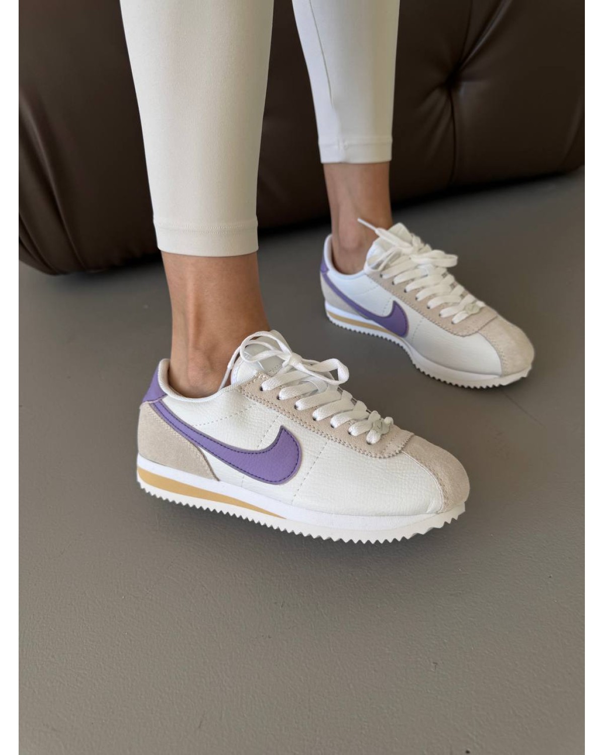 Nike Cortez White Purple