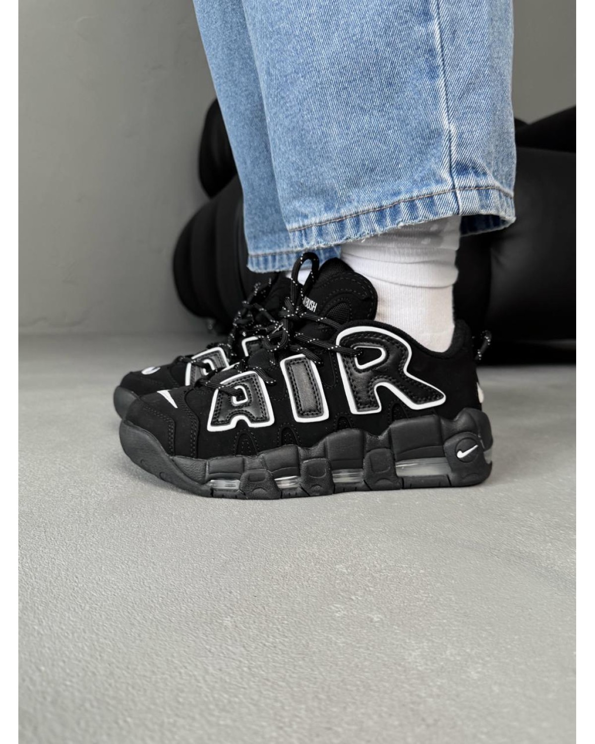 Nike Air More Uptempo 96 Black White