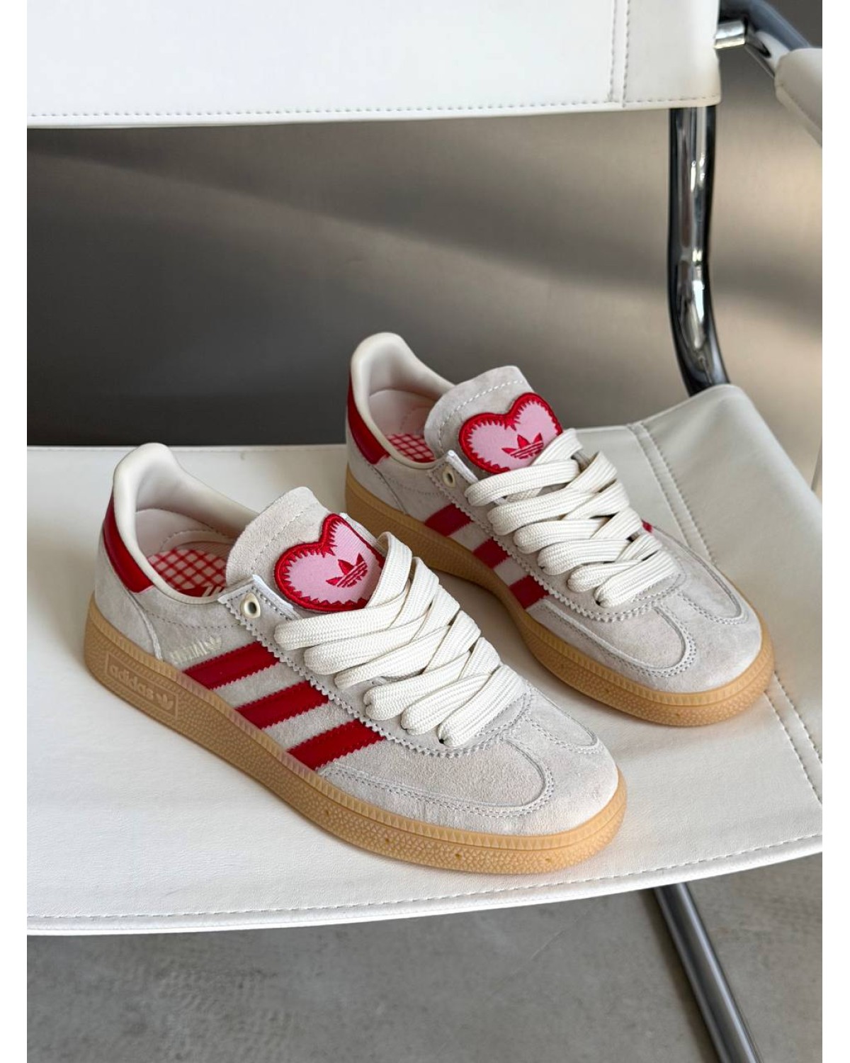 Adidas Spezial Cream Scarlet  Valentine's Day