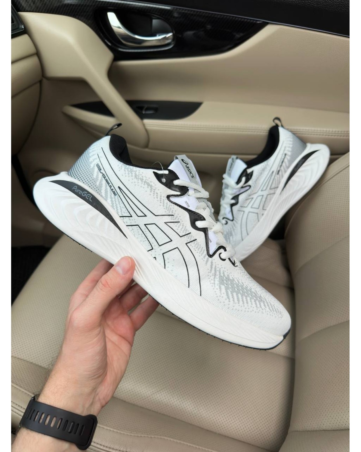 Asics GEL-Cumulus 25 White Black