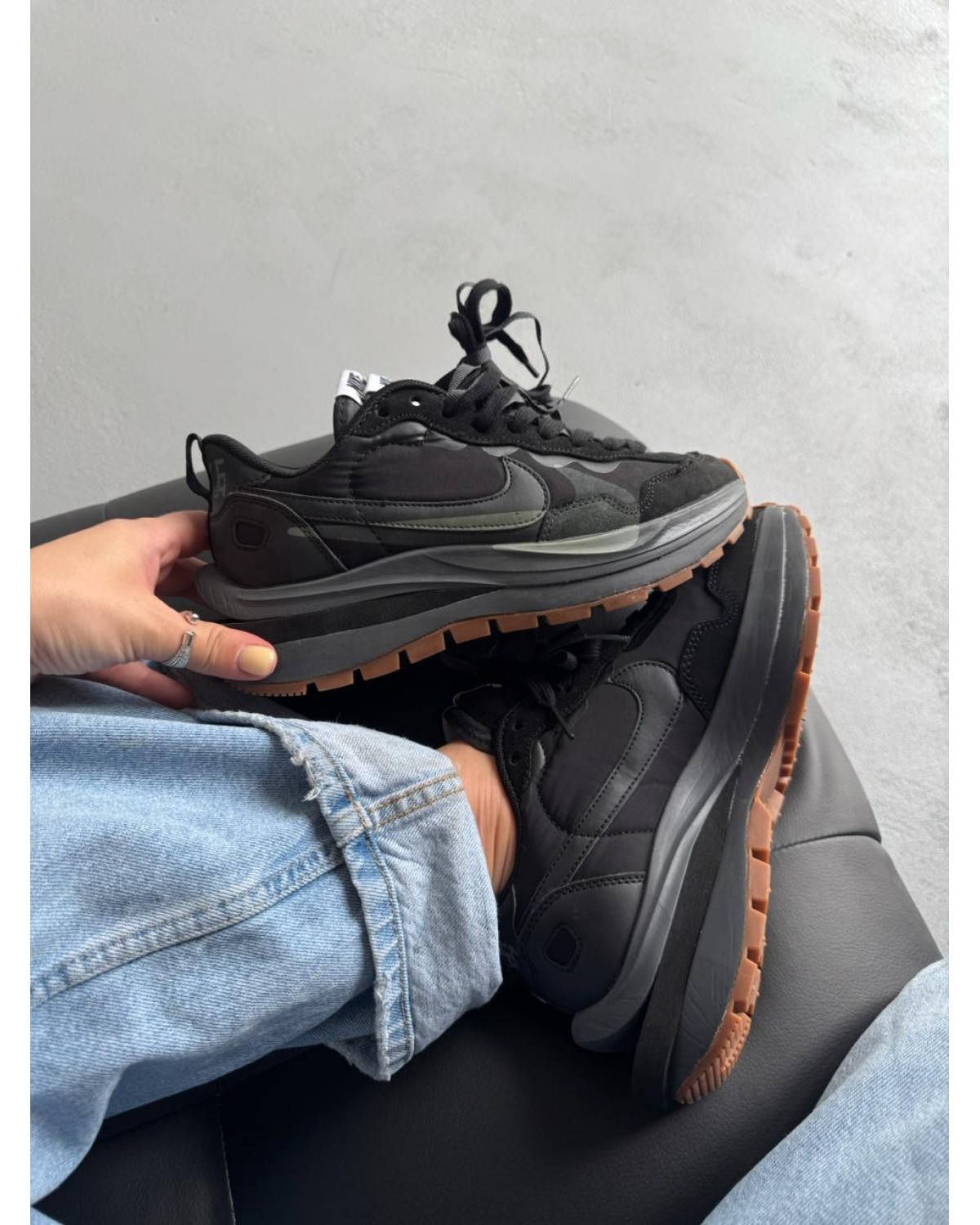 Nike VaporWaffle x Sacai Black Nike VaporWaffle x Sacai Black