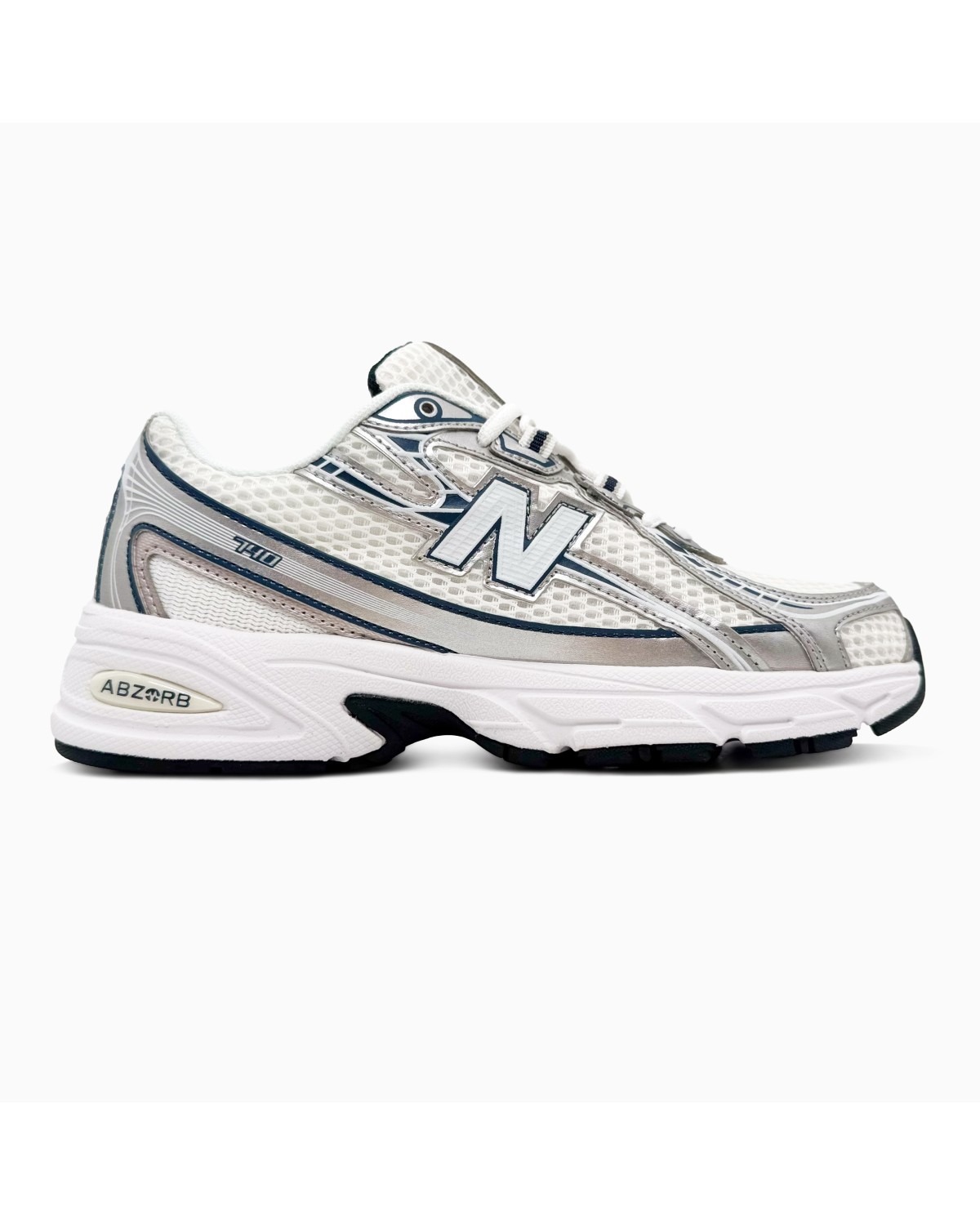 New Balance 740 White Silver Blue