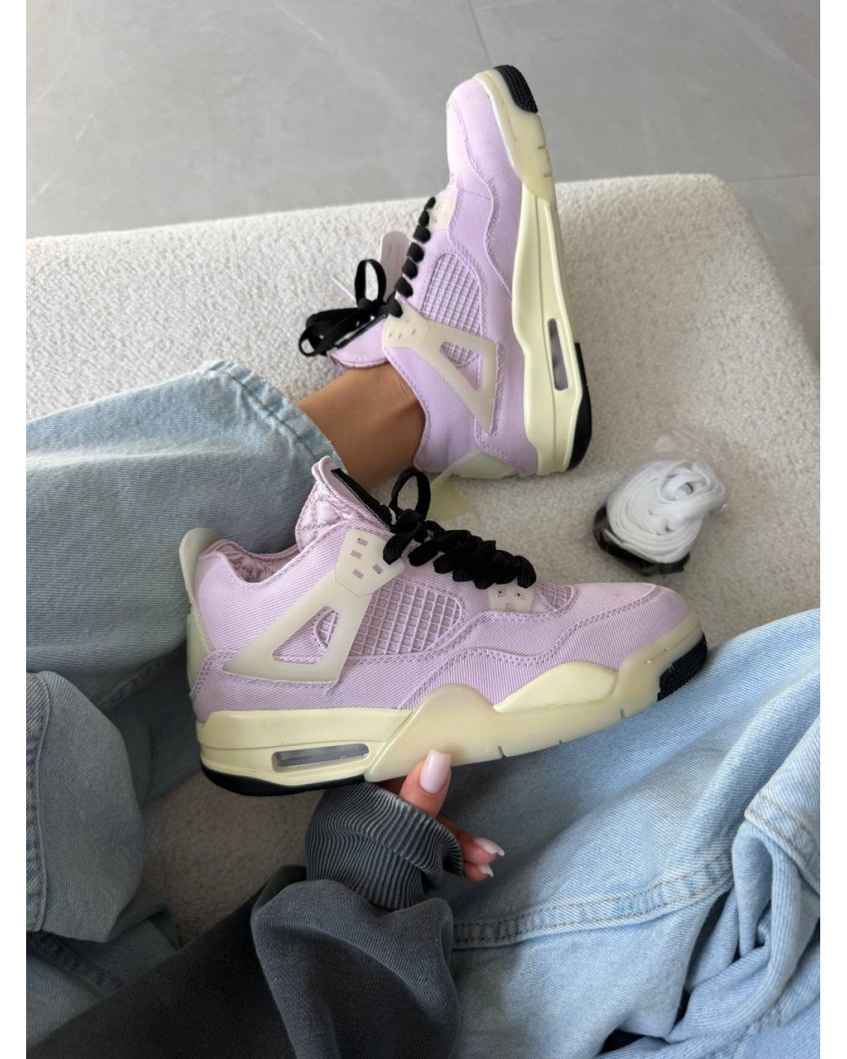 Nike Air Jordan 4 Pink Denim