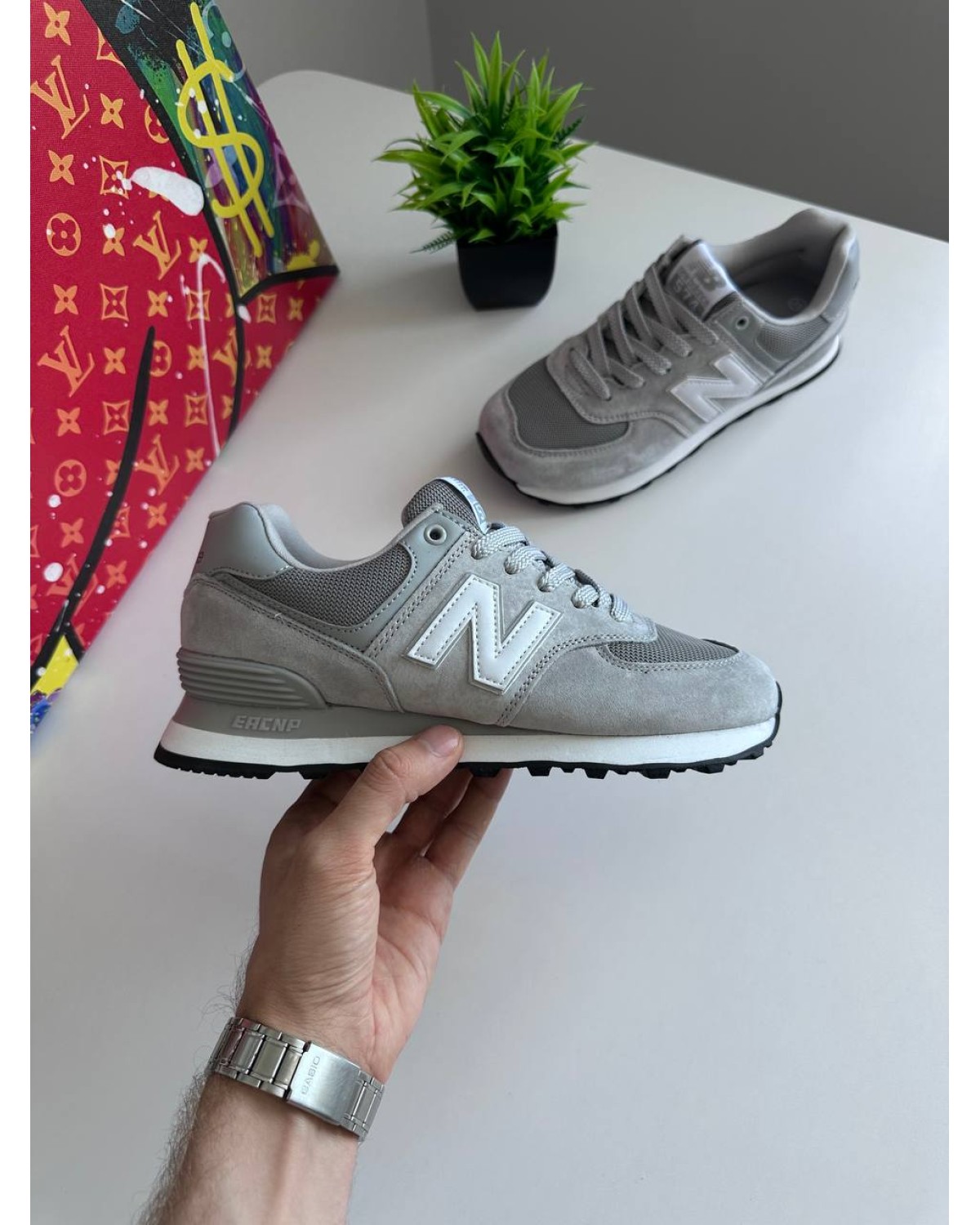 New Balance 574 Light Grey