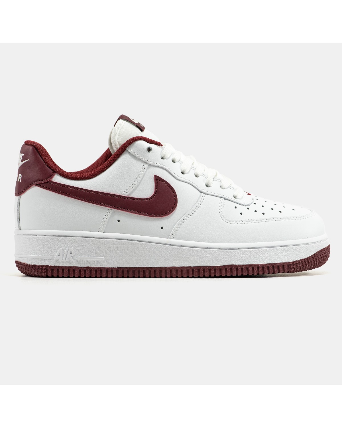 Nike Air Force 1 Low White Burgundy