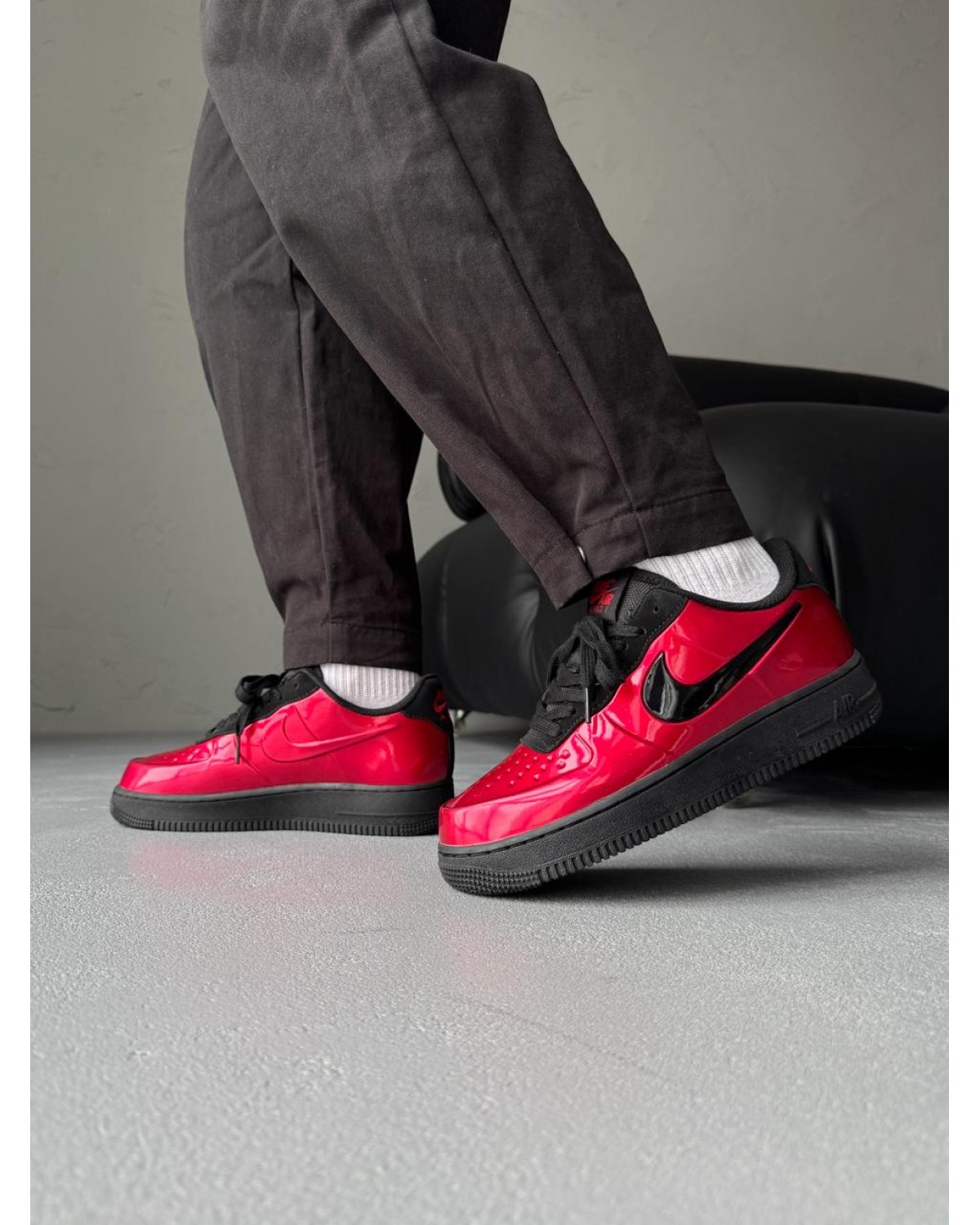 Nike Air Force Low 1 Foamposite Red Nike Air Force Low 1 Foamposite Red