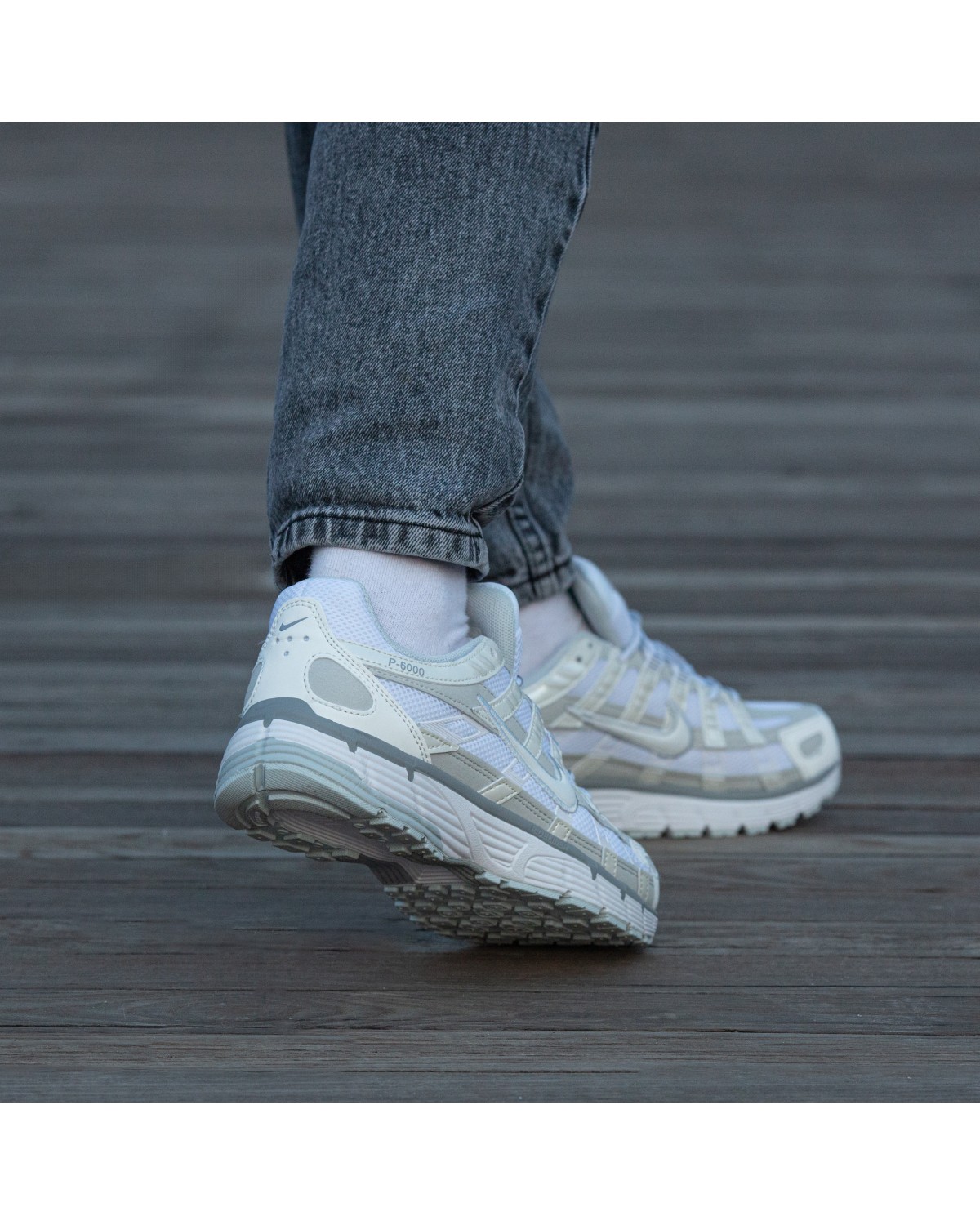 Nike P-6000 White Grey Nike P-6000 White Grey