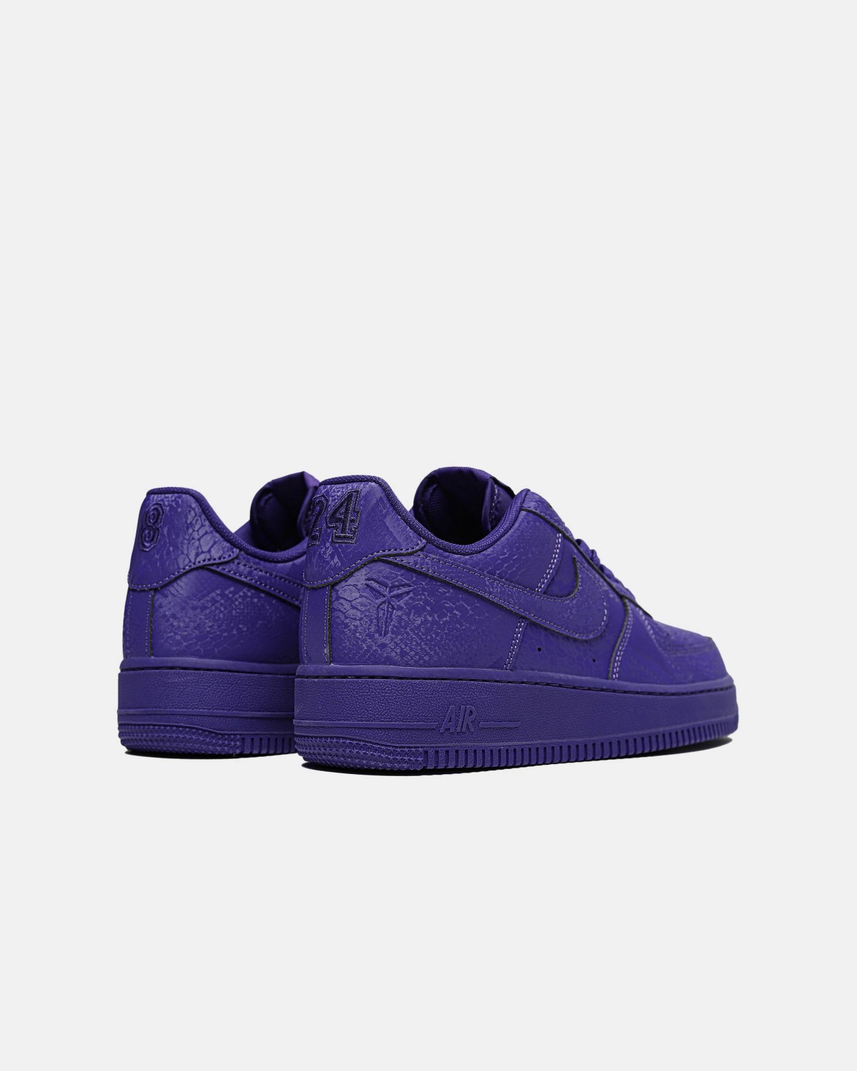 Kobe Bryant x Nike Air Force 1 Low Court Purple 8/24 Kobe Bryant x Nike Air Force 1 Low Court Purple 8/24
