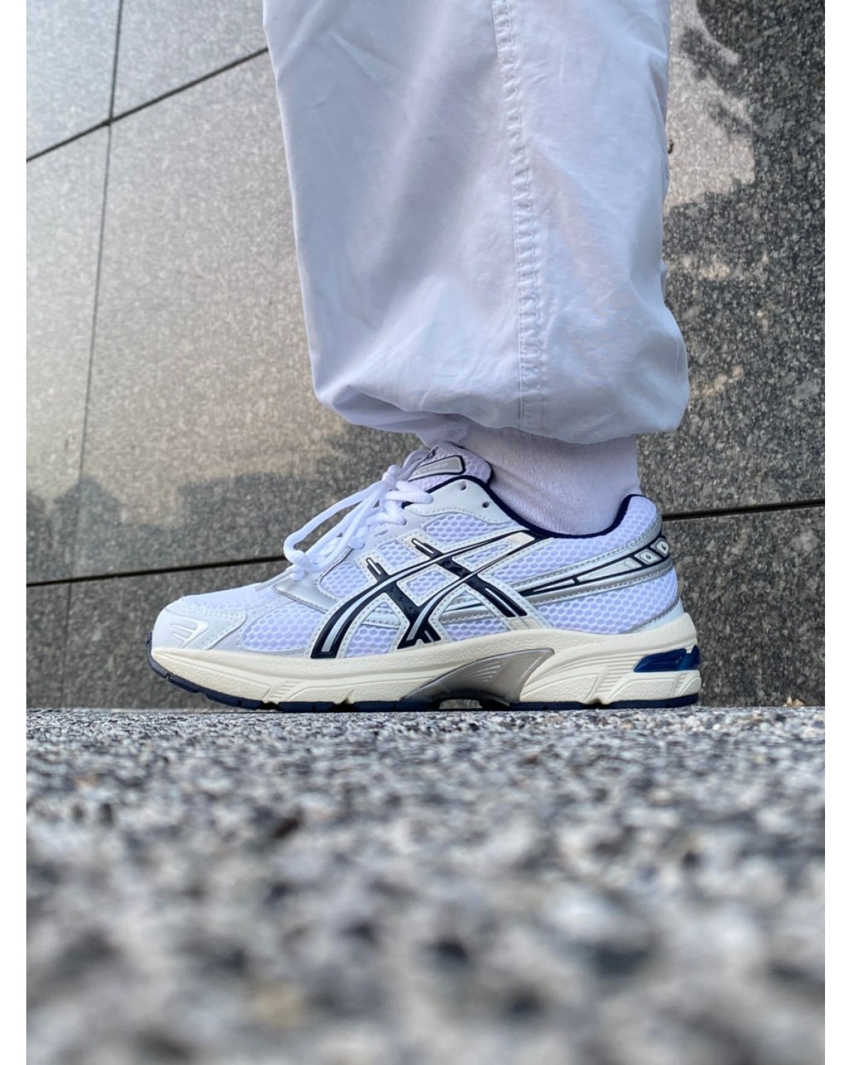 Asics Gel-1130 White Black Beige