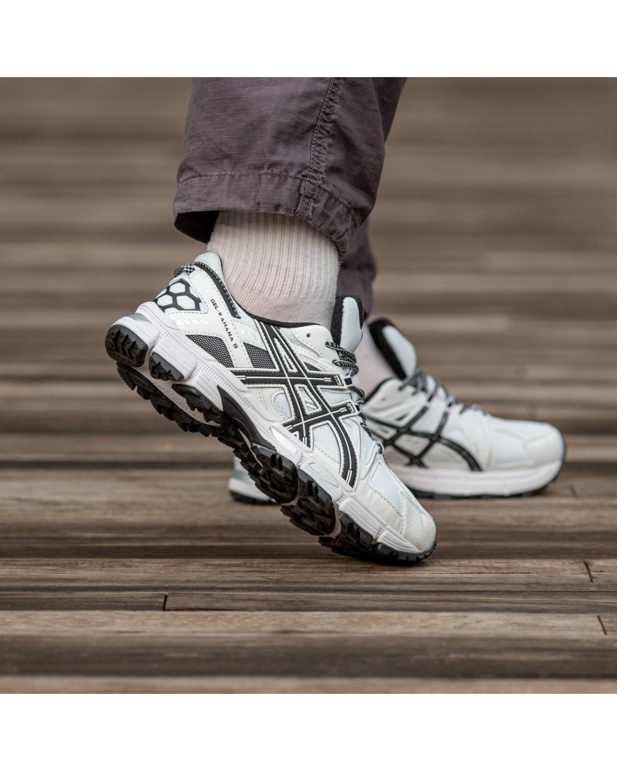 Asics Gel Kahana 8 White Black Asics Gel Kahana 8 White Black
