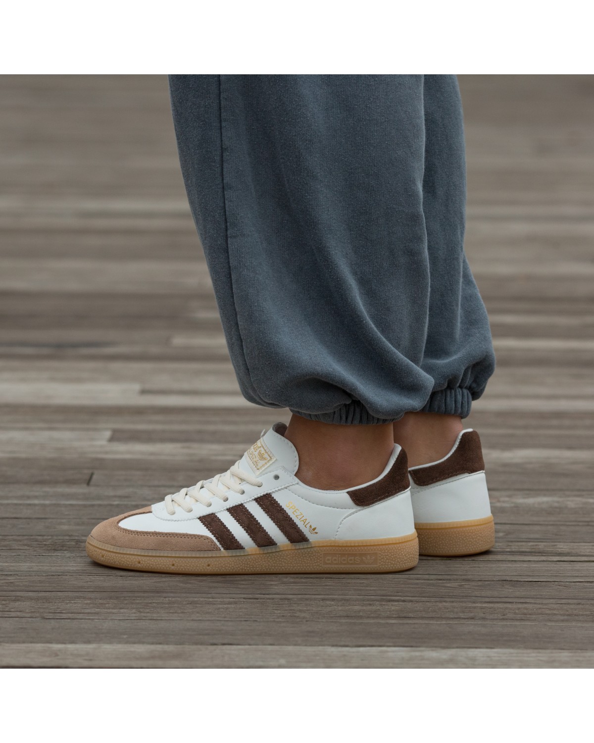 Adidas Spezial White  Beige Brown