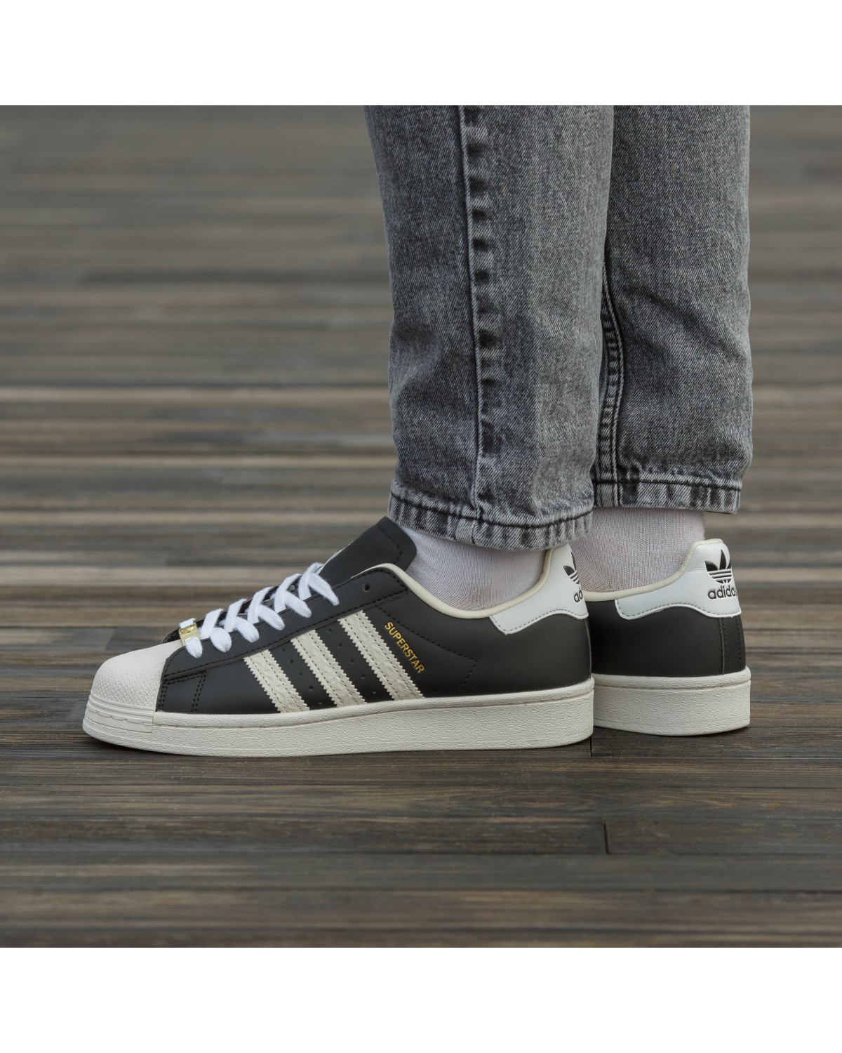 Adidas Superstar Core Black Cream White
