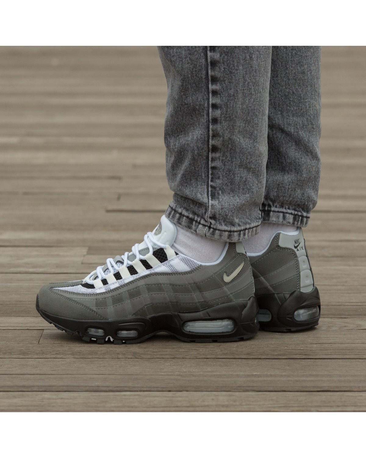 Nike Air Max 95 Grey Black Suede
