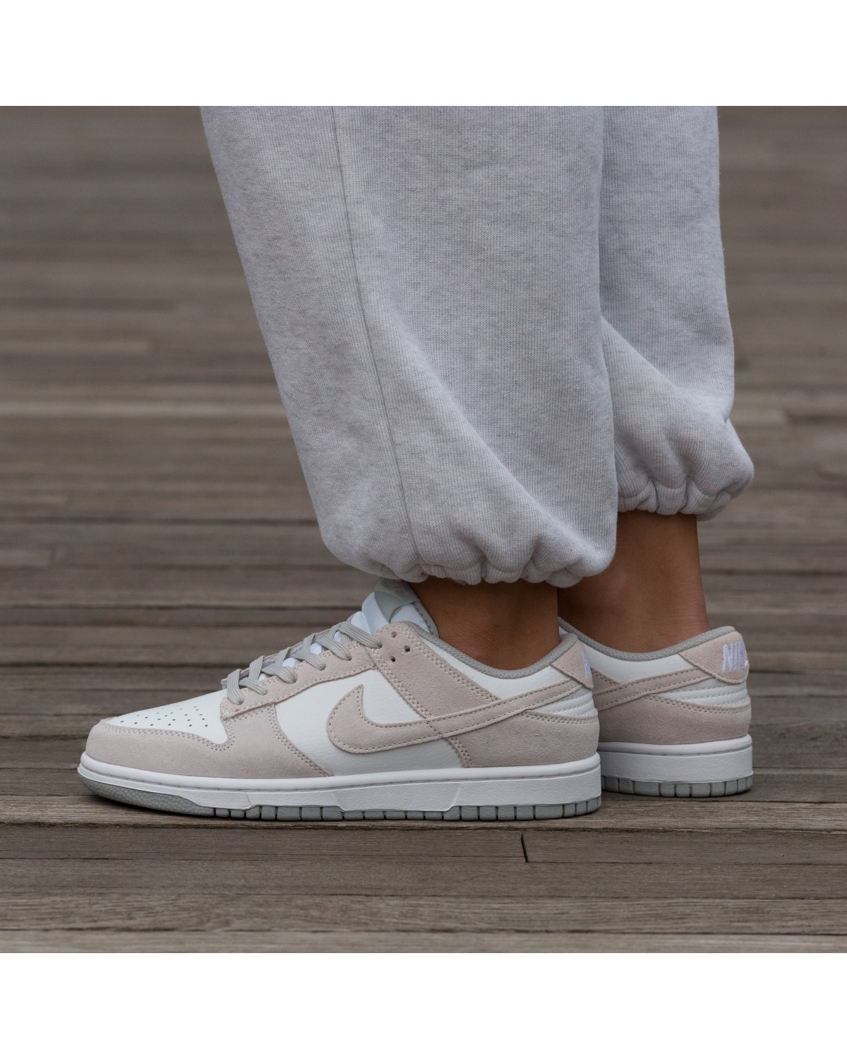 Nike SB Dunk Low White Grey Suede