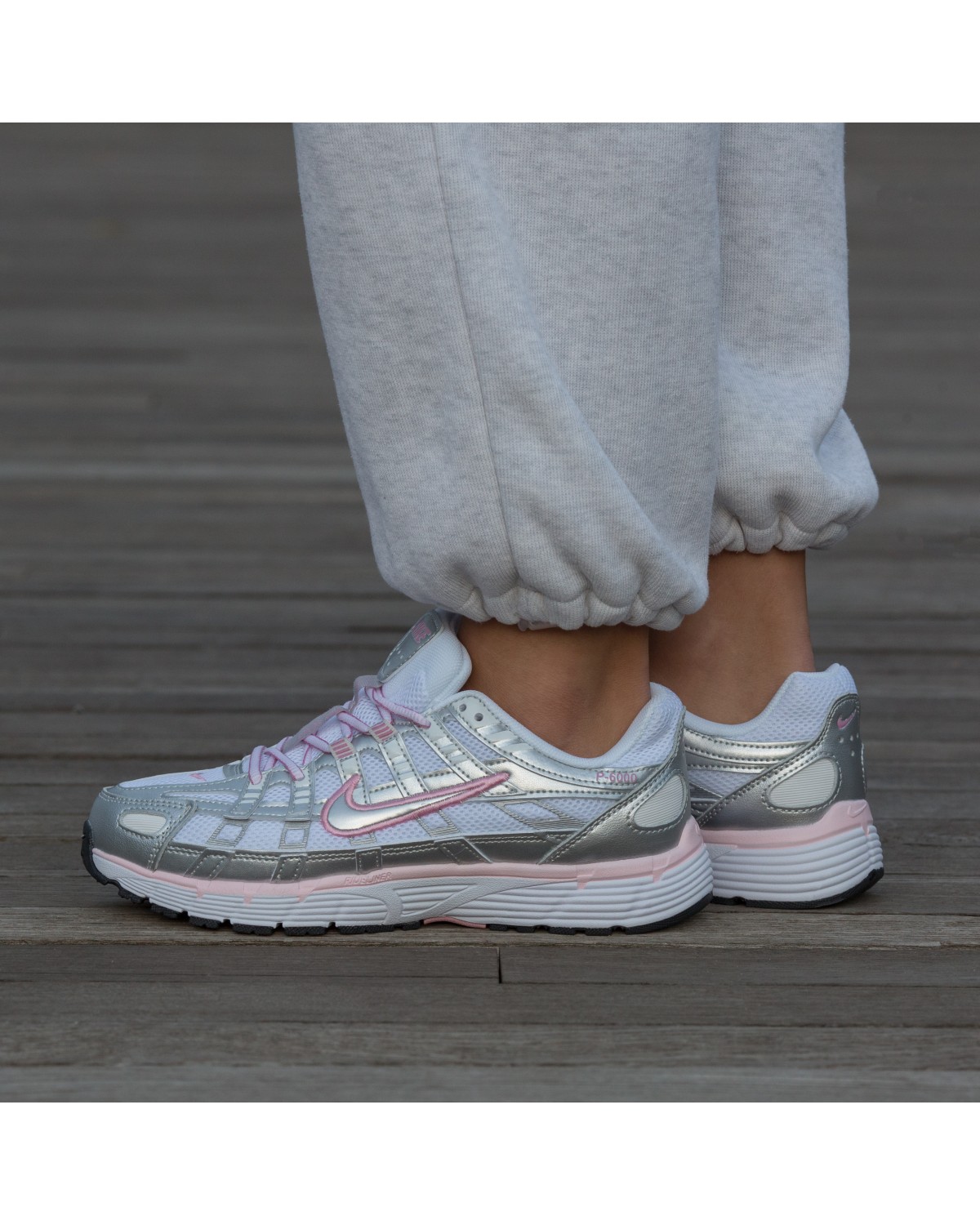 Nike P-6000 Silver Pink White