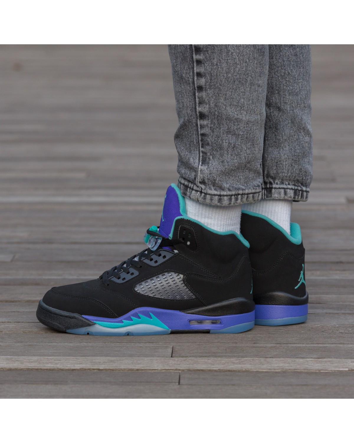 Air Jordan Retro 5 Black Purple