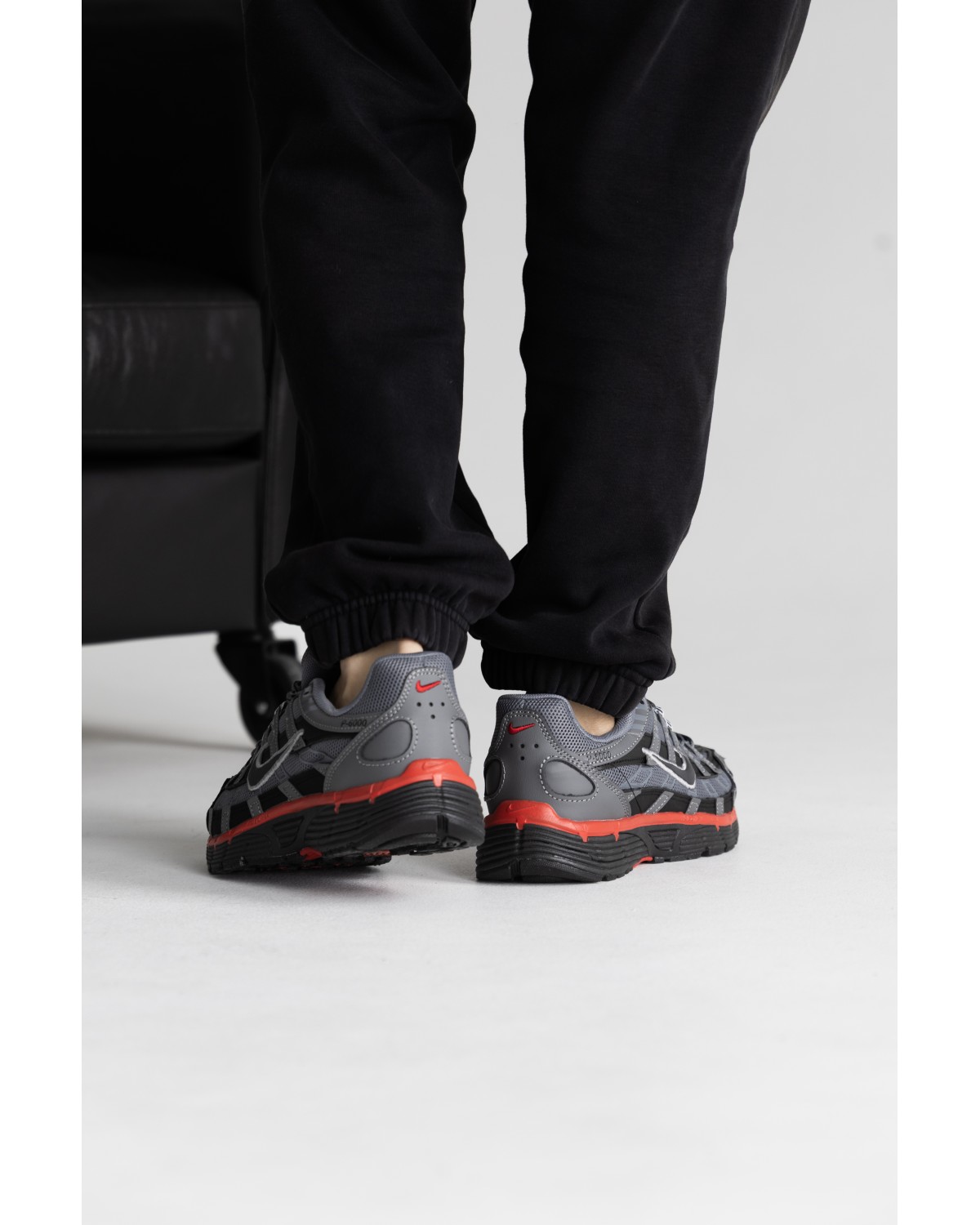 Nike P-6000 Grey Black Red Nike P-6000 Grey Black Red