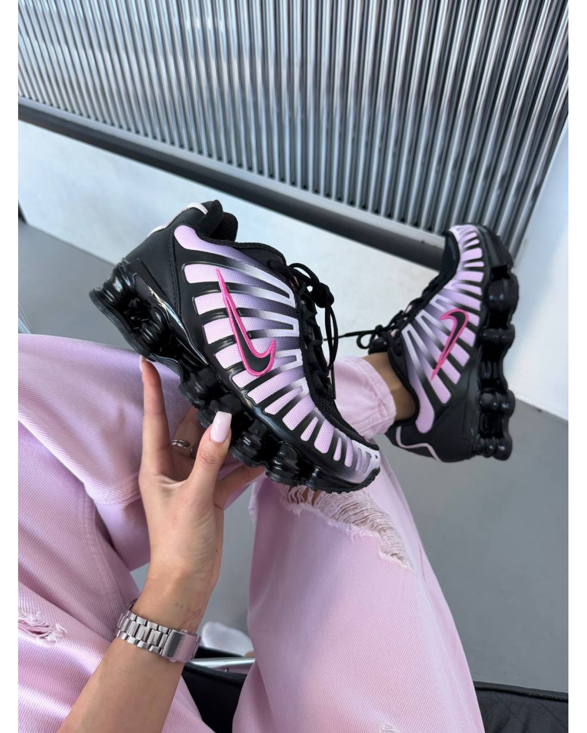 Nike Shox TL Black Pink