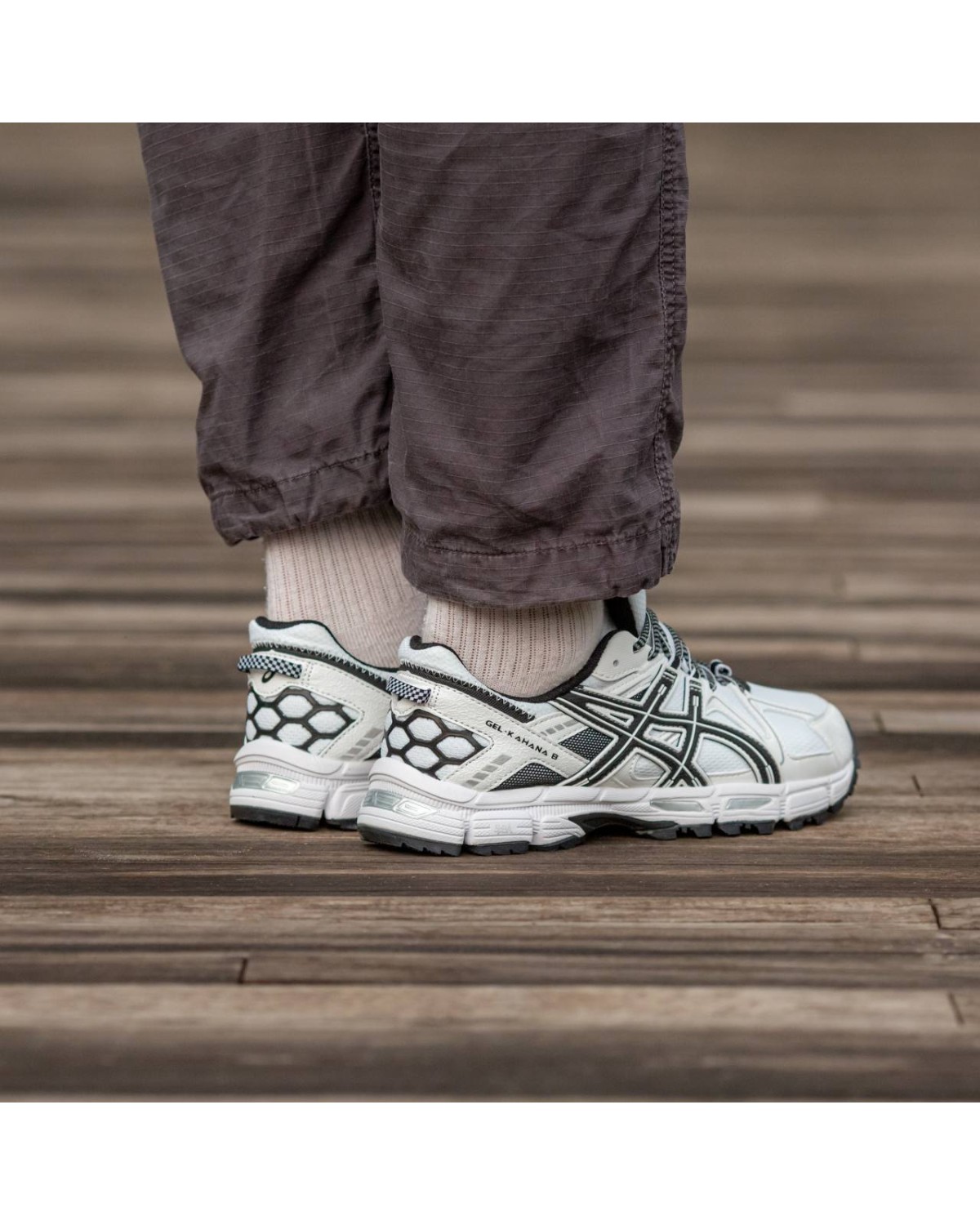 Asics Gel Kahana 8 White Black Asics Gel Kahana 8 White Black
