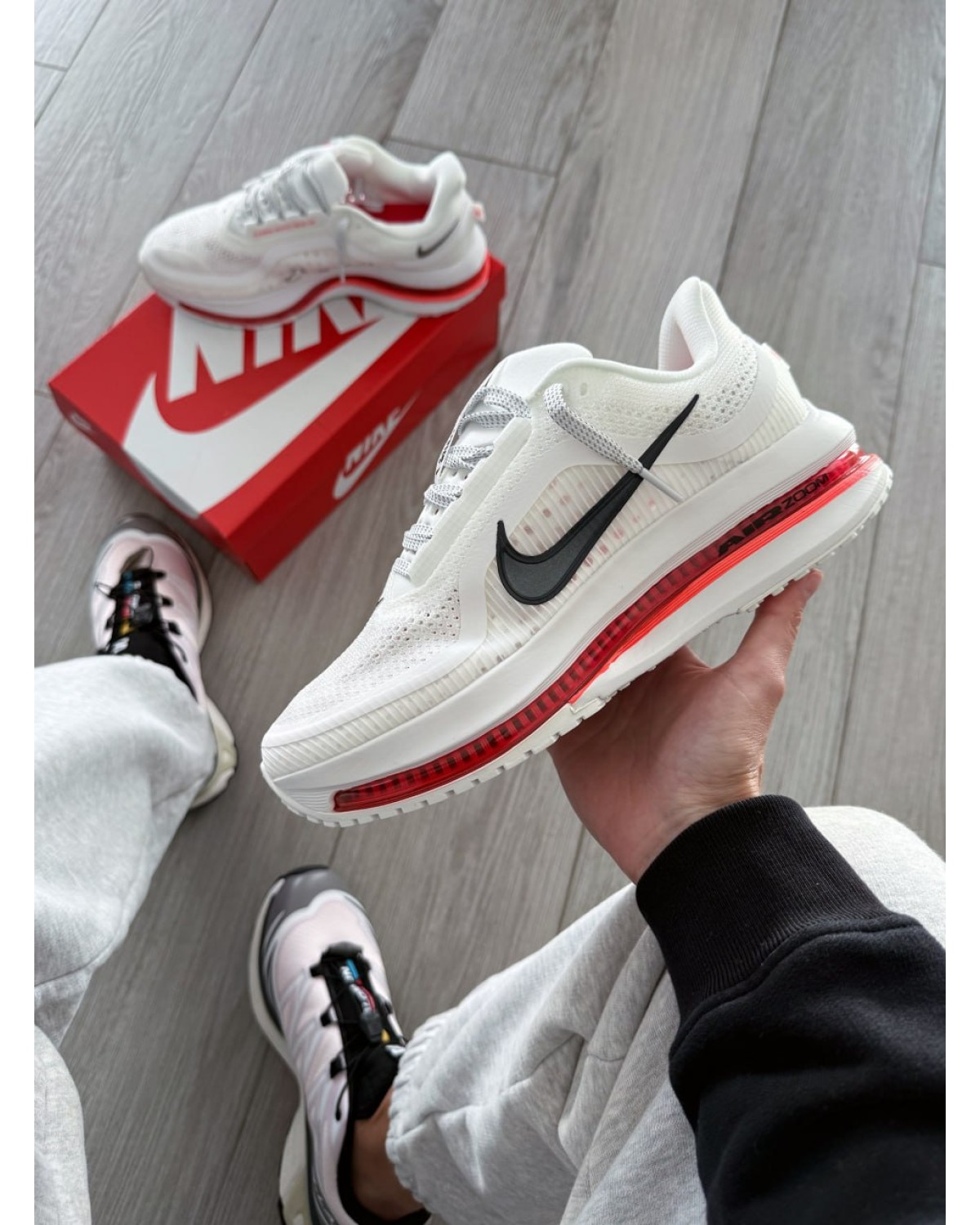 Nike Pegasus Summit White Bright Crimson