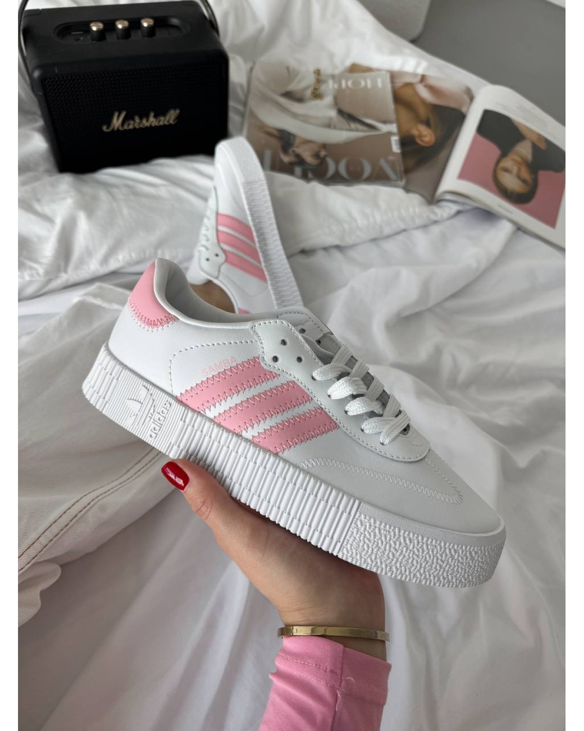 Adidas Samba White Pink