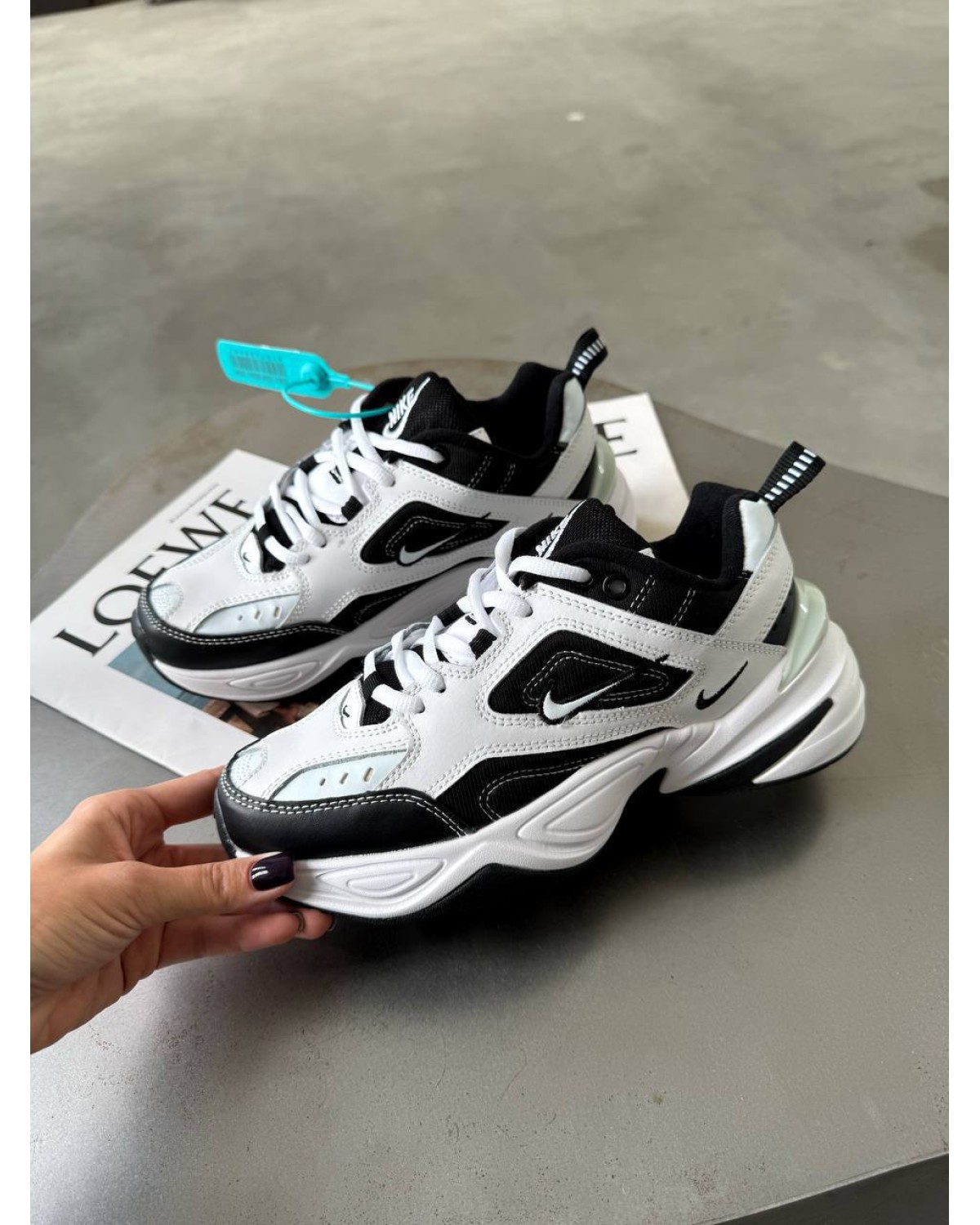 Nike M2K Black White