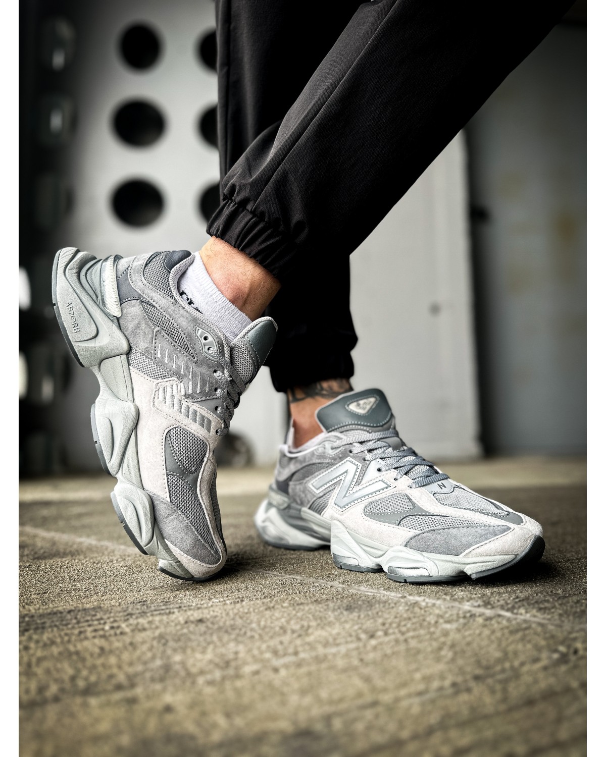 New Balance 9060 Shadow Grey Concrete Silver
