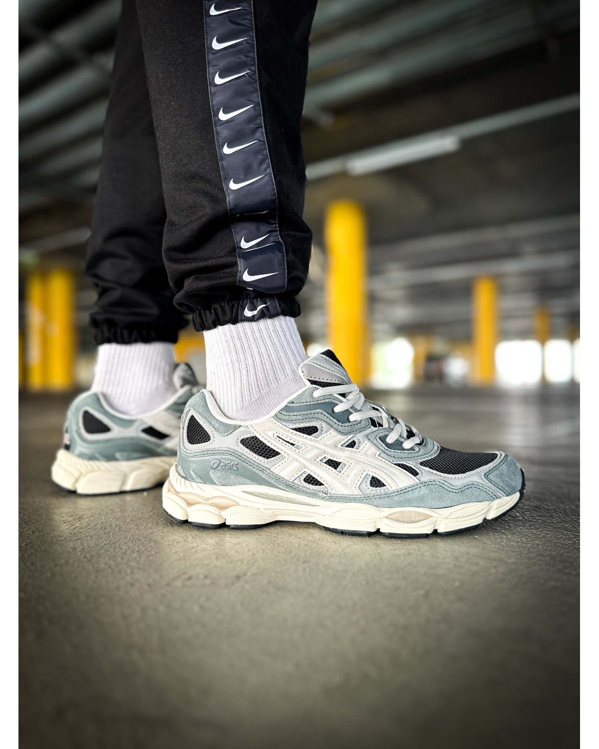 Asics Gel NYC Green Grey Beige