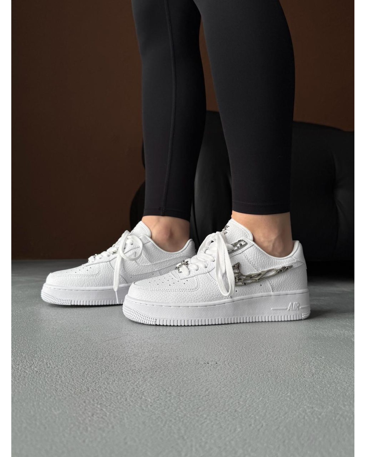 Nike Air Force 1 Low Molten Metal Silver