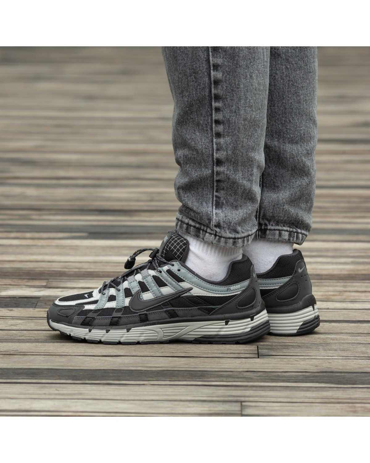 Nike P-6000 Black Grey