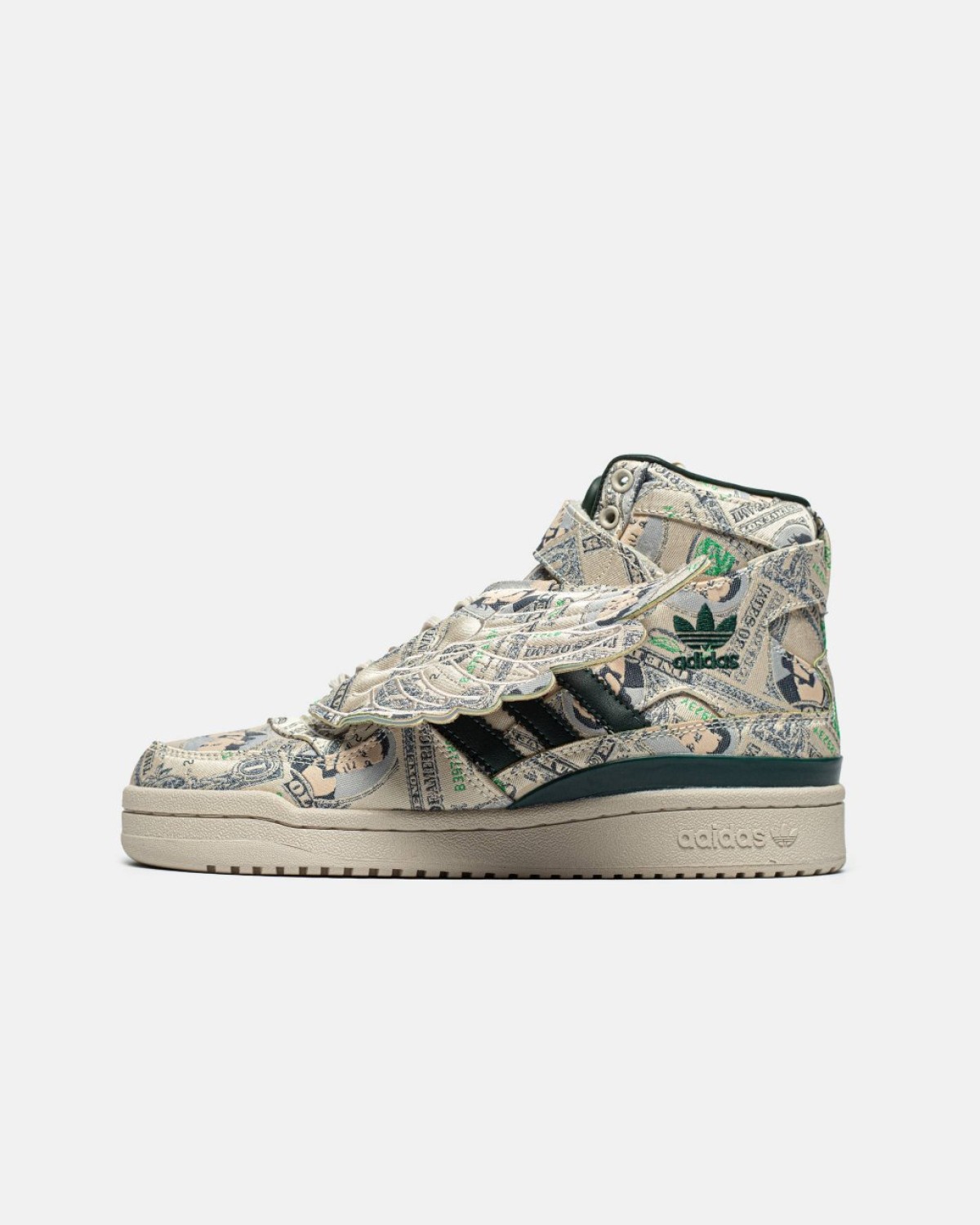 Adidas x Jeremy Scott Forum  Wings 1.0 Money Green
